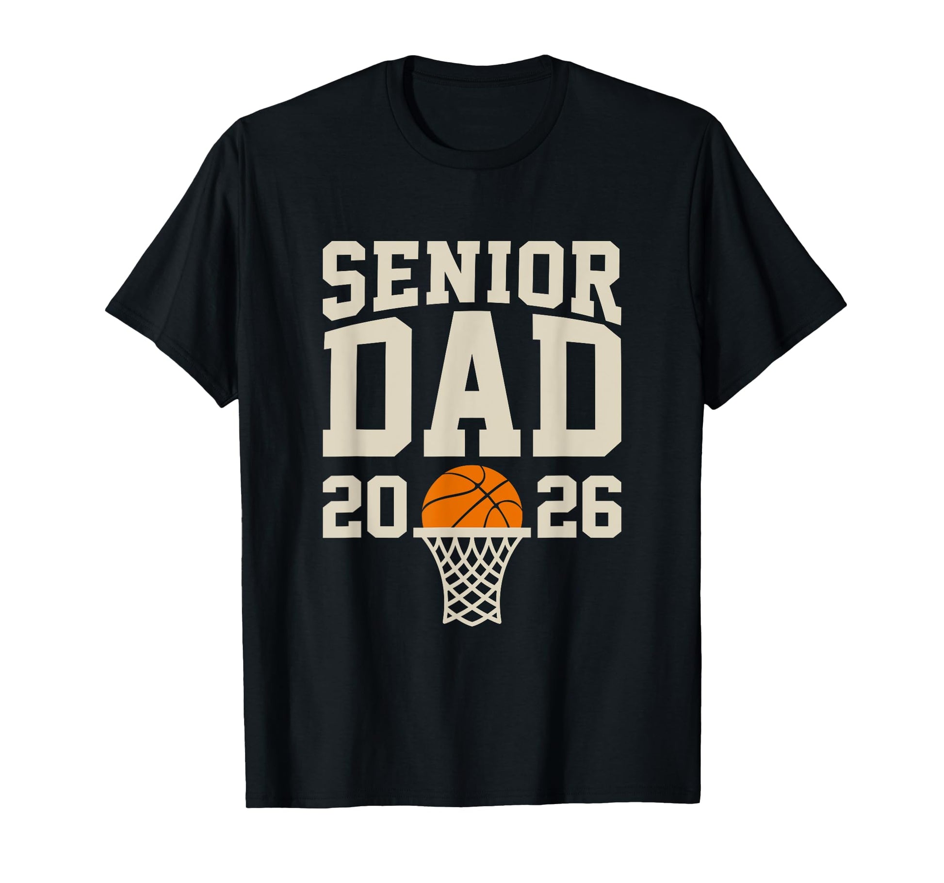 Proud Dad 2026 Senior Graduate Basketball T-Shirt - Graphic Print Unisex - T-Shirt, Sweatshirt, Hoodie