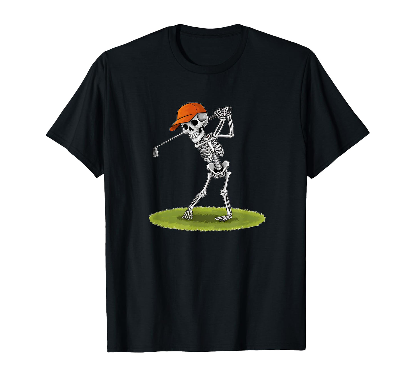 Skeleton Golfer Halloween Golf T-Shirt - Fun Novelty Design for Adults - T-Shirt, Sweatshirt, Hoodie