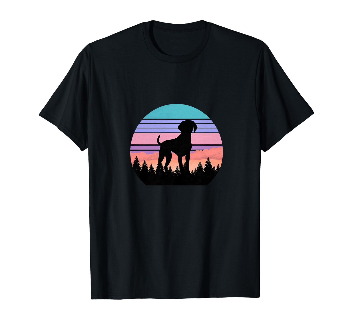 German Shorthaired Pointer Dog Sunset T-Shirt - Novelty Apparel Unisex - T-Shirt, Sweatshirt, Hoodie