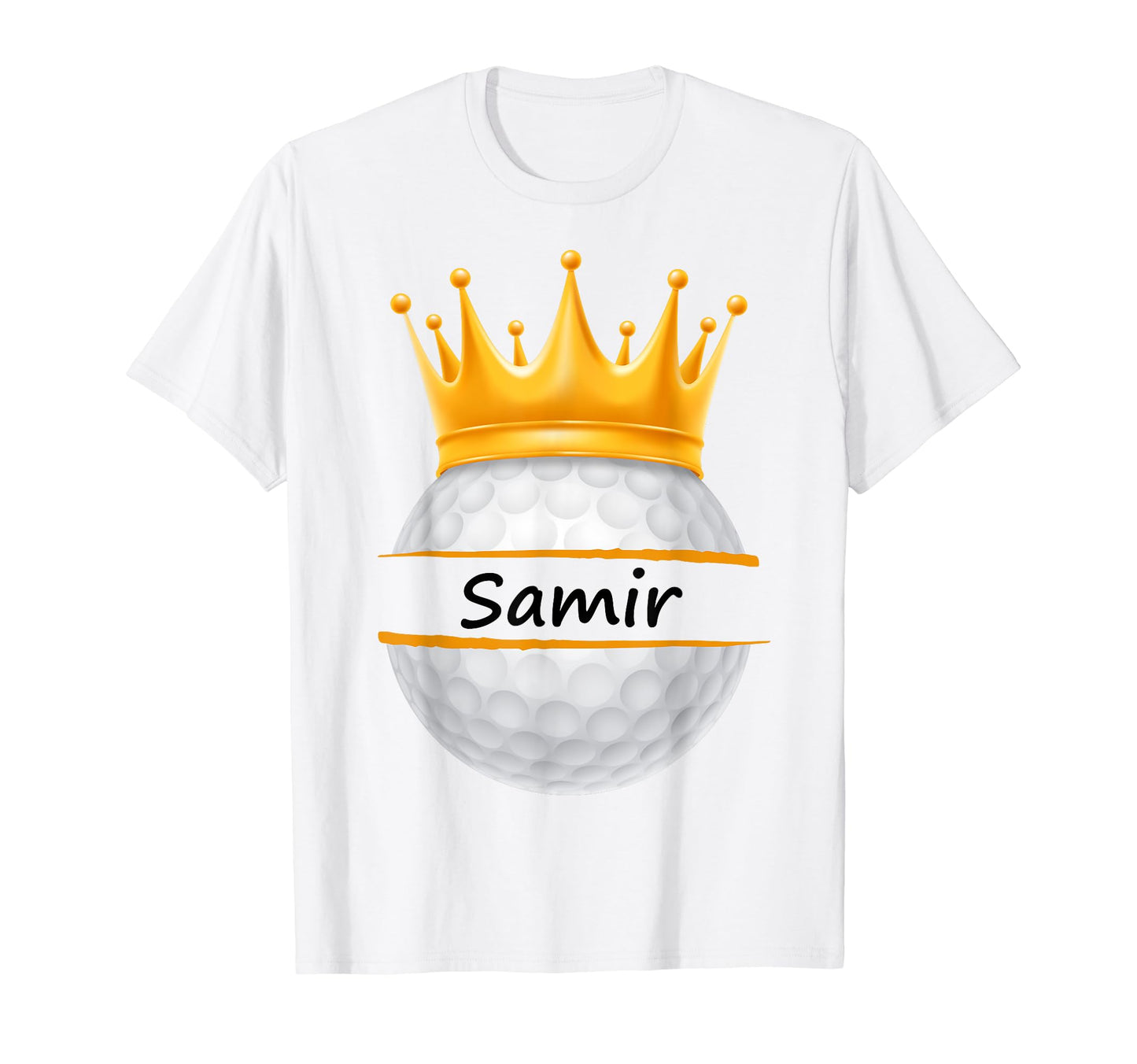 Novelty Golf Personalized Name Samir T-Shirt - Streetwear Style for Adults - T-Shirt, Sweatshirt, Hoodie
