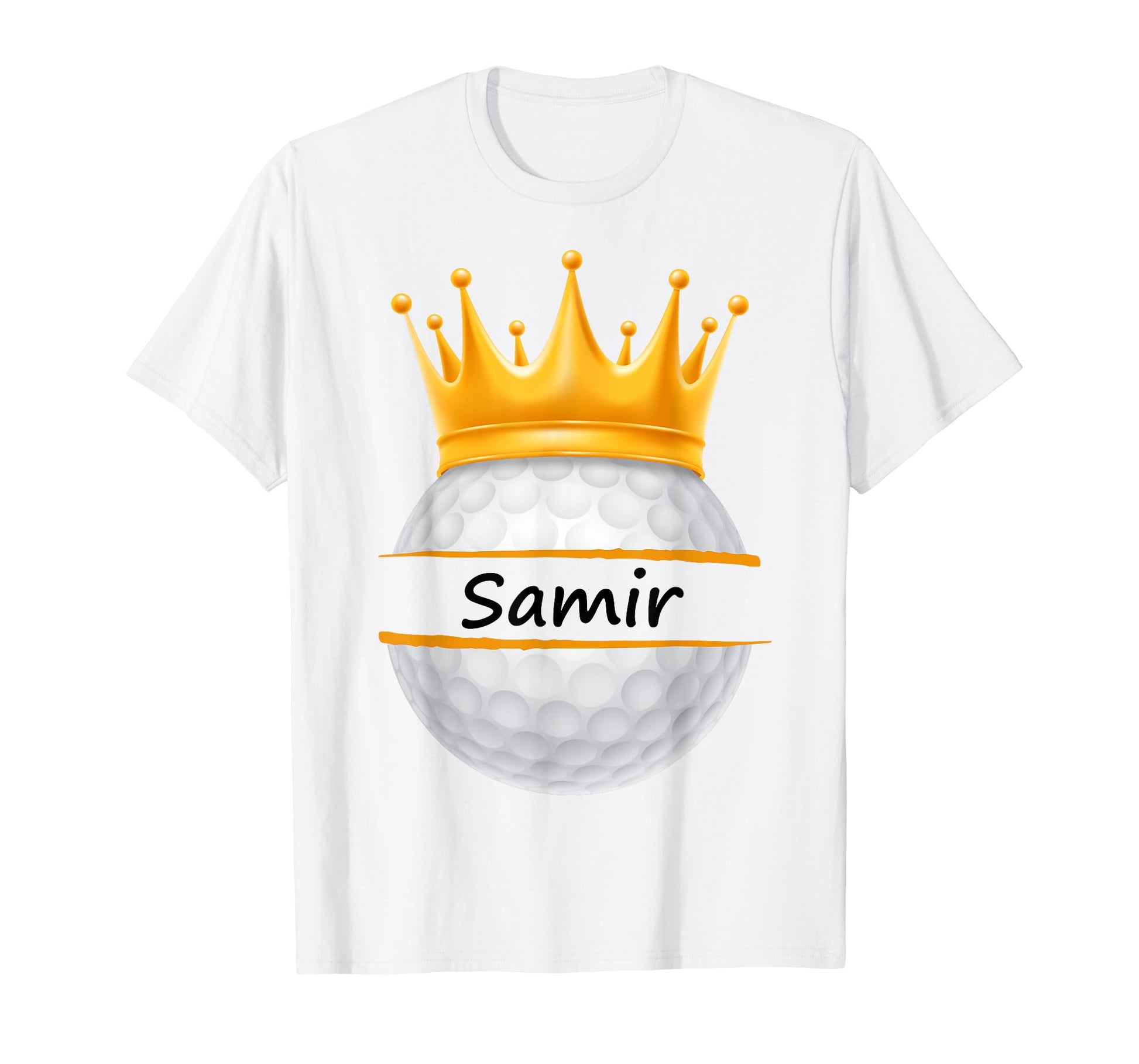 Novelty Golf Personalized Name Samir T-Shirt - Streetwear Style for Adults - T-Shirt, Sweatshirt, Hoodie