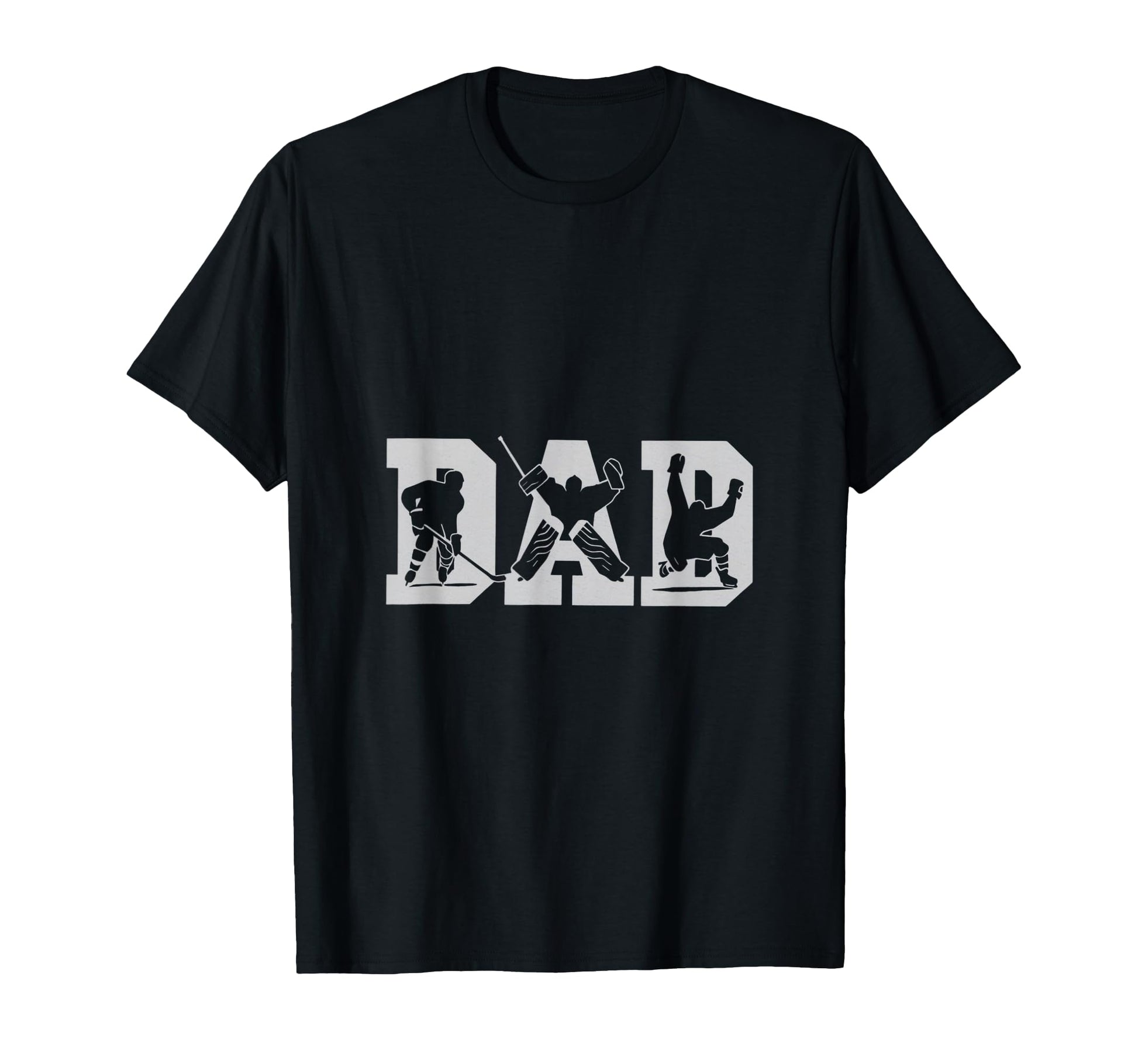 Hockey Dad Ice Hockey Hockey Fans T-Shirt - Casual Everyday Wear Unisex - T-Shirt, Sweatshirt, Hoodie