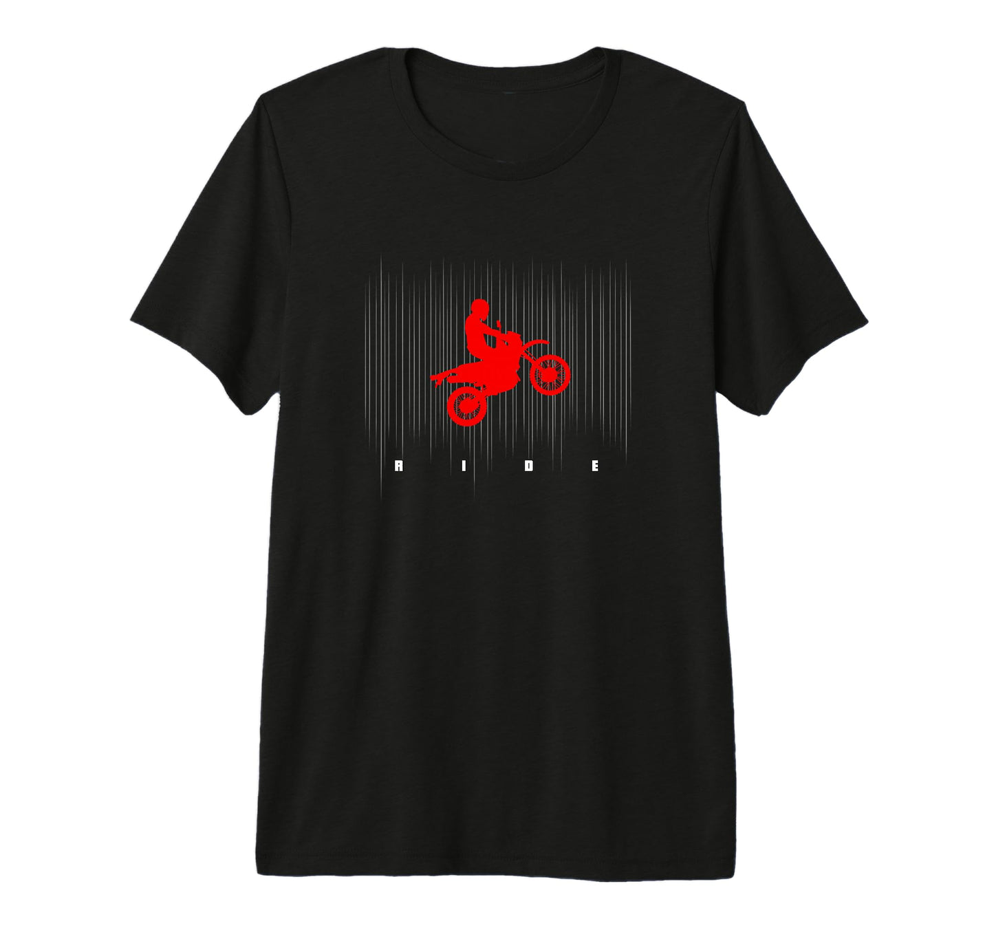 Dirt Bike Ride Logo Motif Motocross Tri T-Shirt - Aesthetic Graphic Unisex - T-Shirt, Sweatshirt, Hoodie