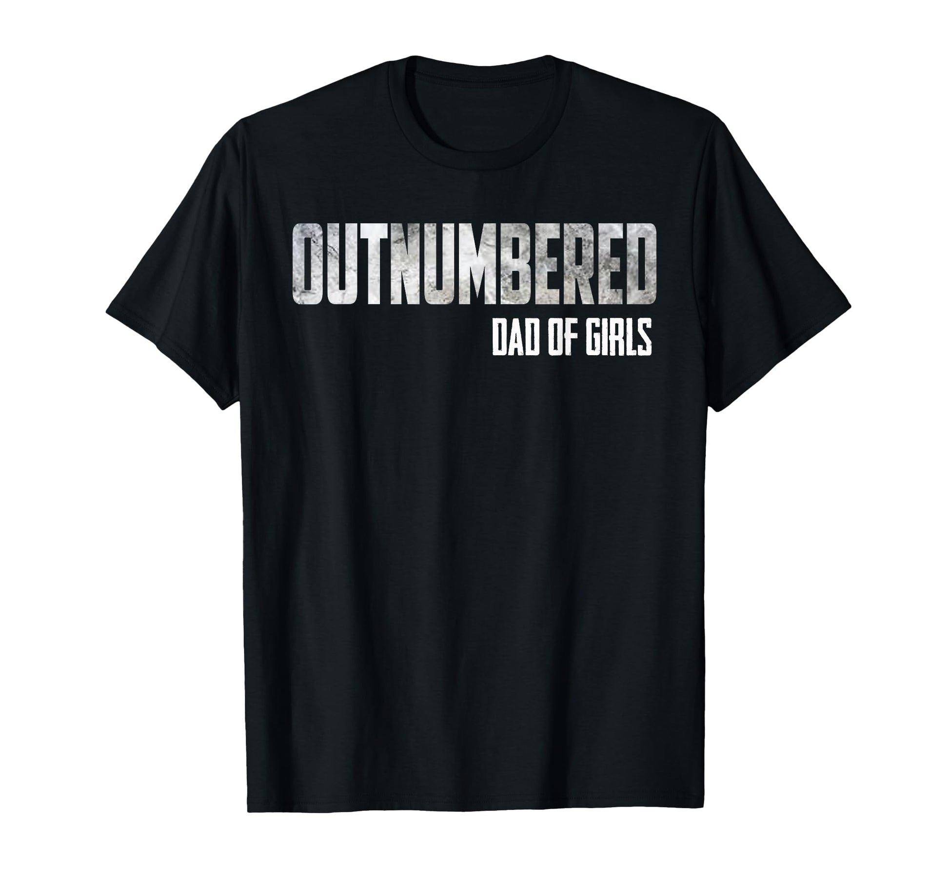 Outnumbered Dad Dads T-Shirt - Custom Art Print Unisex - T-Shirt, Sweatshirt, Hoodie