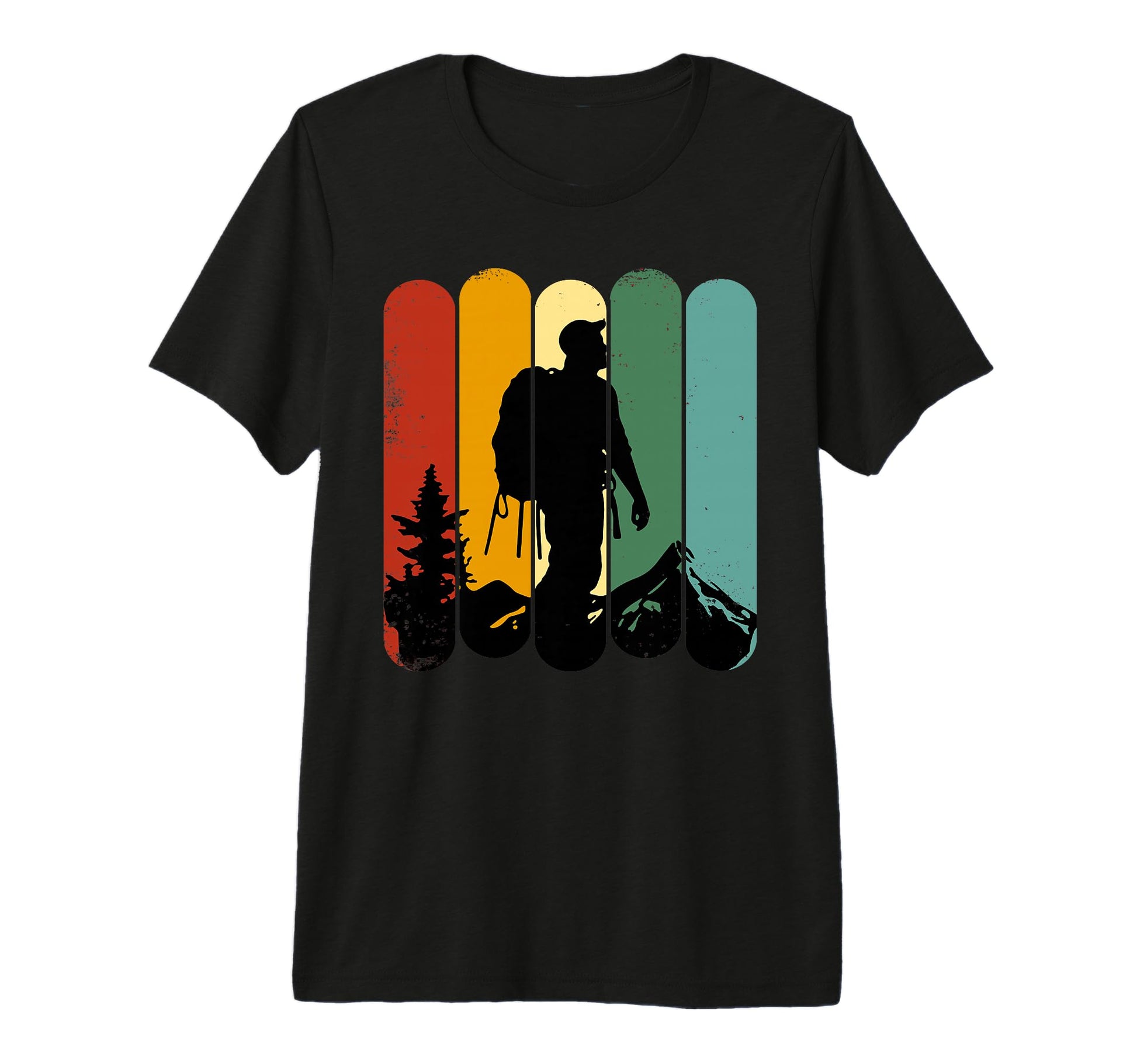Hiking Camping Forest Mountain T-Shirt - Casual Everyday Wear Men Women - T-Shirt, Sweatshirt, Hoodie