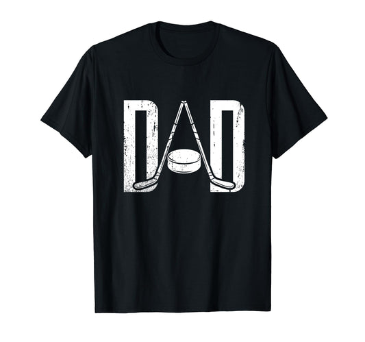 Best Hockey Dad Ever Fathers Day T-Shirt - Unique Graphic Unisex - T-Shirt, Sweatshirt, Hoodie