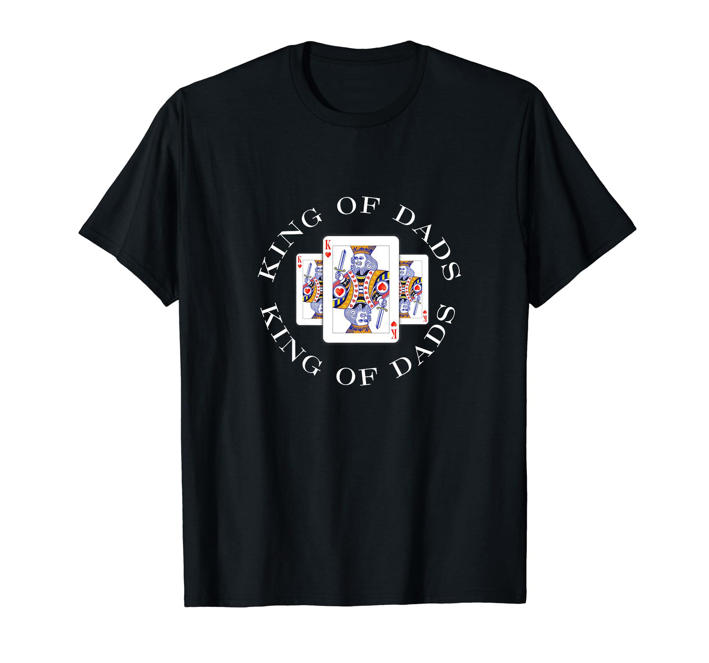 King Our Hearts Mens Dad Wear Father T-Shirt - Graphic Print for Adults - T-Shirt, Sweatshirt, Hoodie