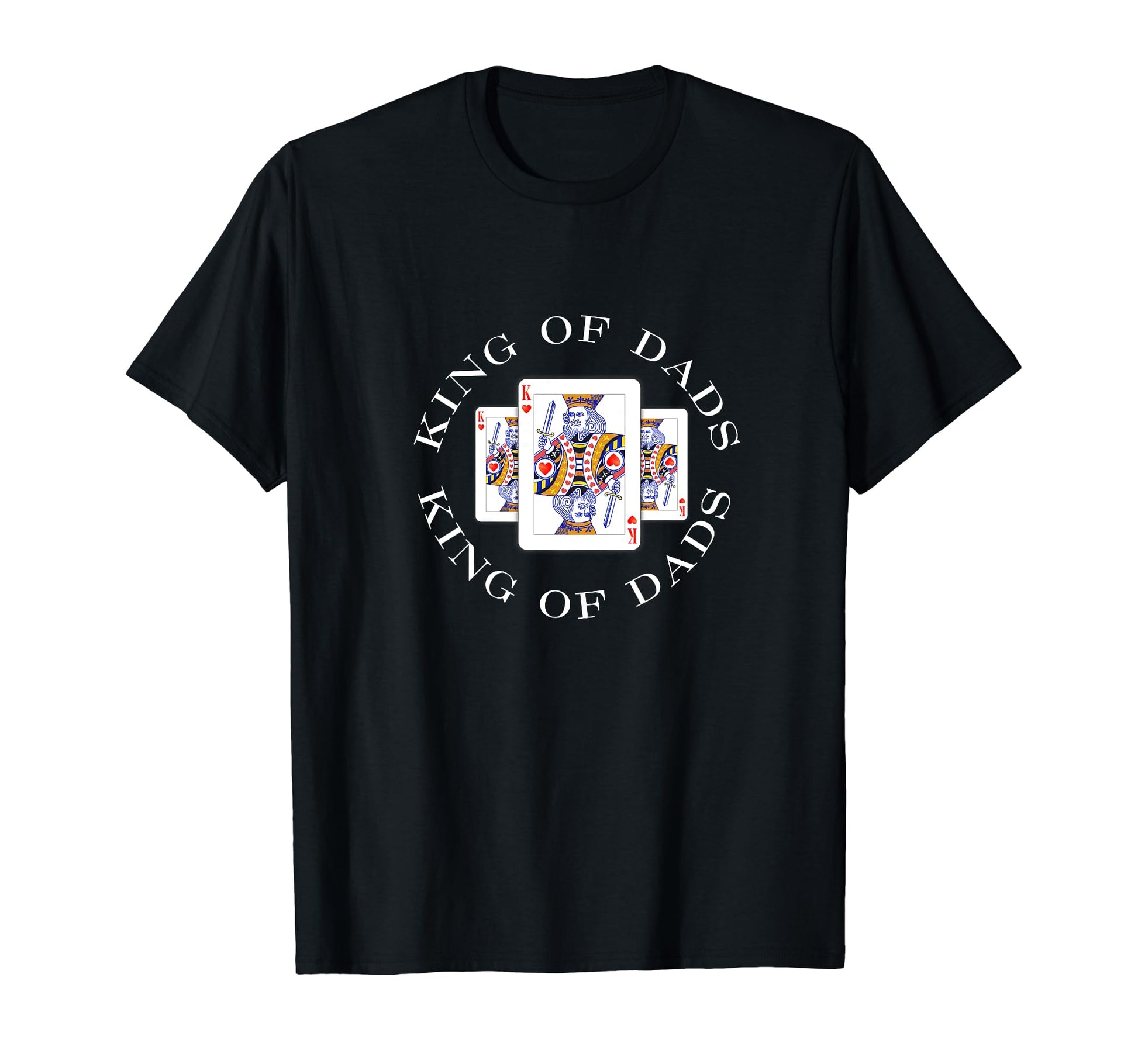 King Our Hearts Mens Dad Wear Father T-Shirt - Graphic Print for Adults - T-Shirt, Sweatshirt, Hoodie