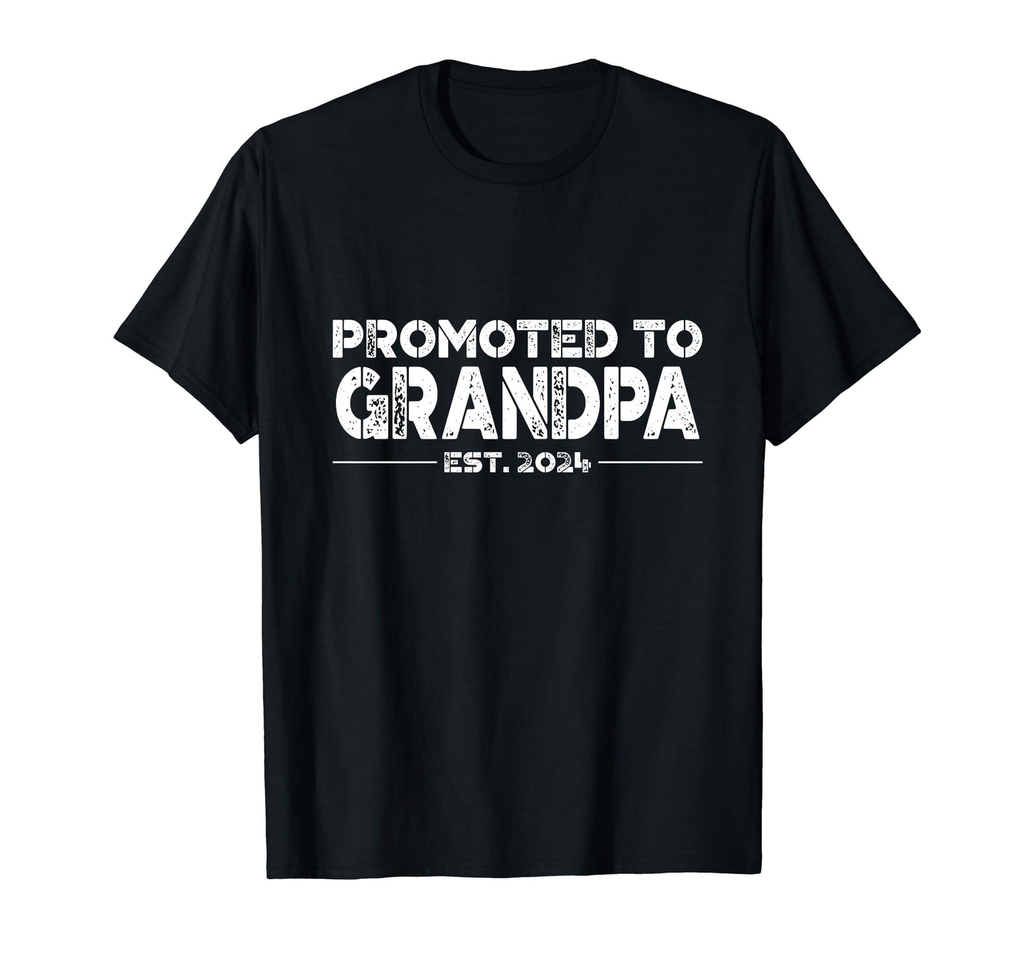 Promoted To Grandpa Est 2024 T-Shirt - Aesthetic Graphic for Adults - T-Shirt, Sweatshirt, Hoodie