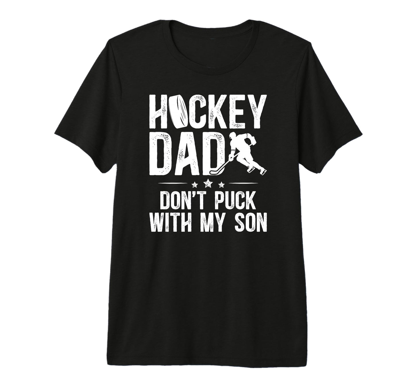 Mens Hockey Dad Hockey Player Funny T-Shirt - Custom Art Print for Adults - T-Shirt, Sweatshirt, Hoodie