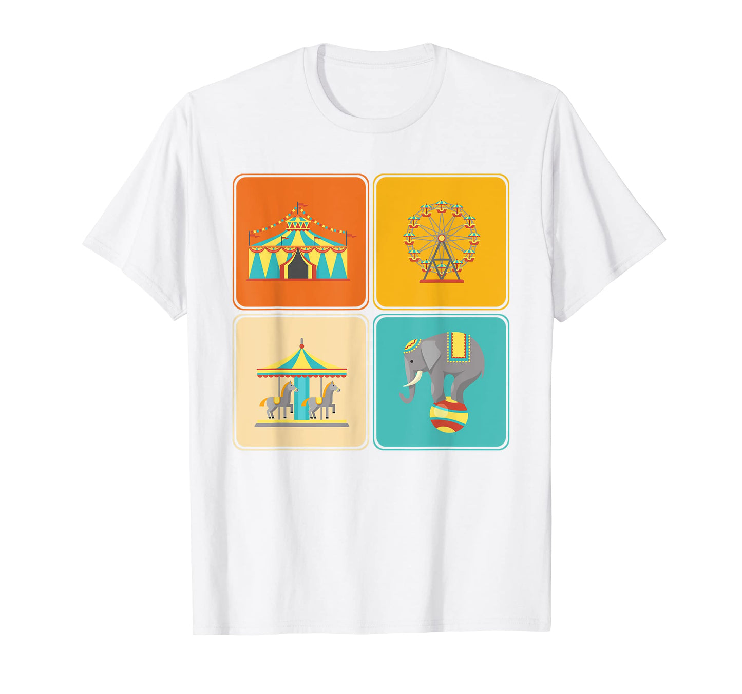 Pop Art Carnival Show Circus Event Staff T-Shirt - Minimalist Print Unisex - T-Shirt, Sweatshirt, Hoodie