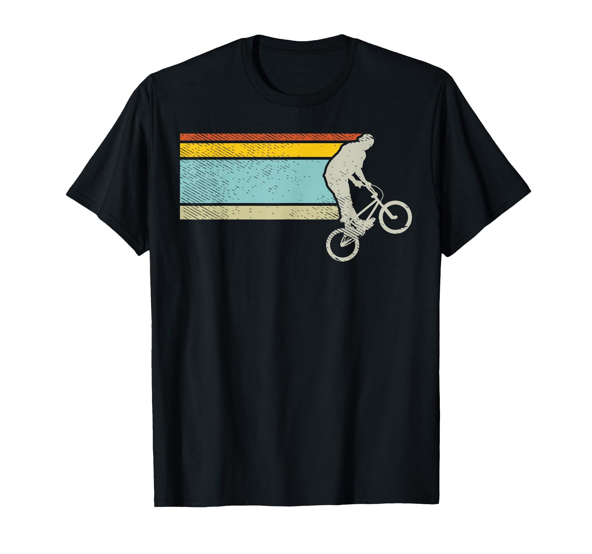 Bmx Wheelie Bike Trick Flatland Cycling T-Shirt - Graphic Print for Adults - T-Shirt, Sweatshirt, Hoodie