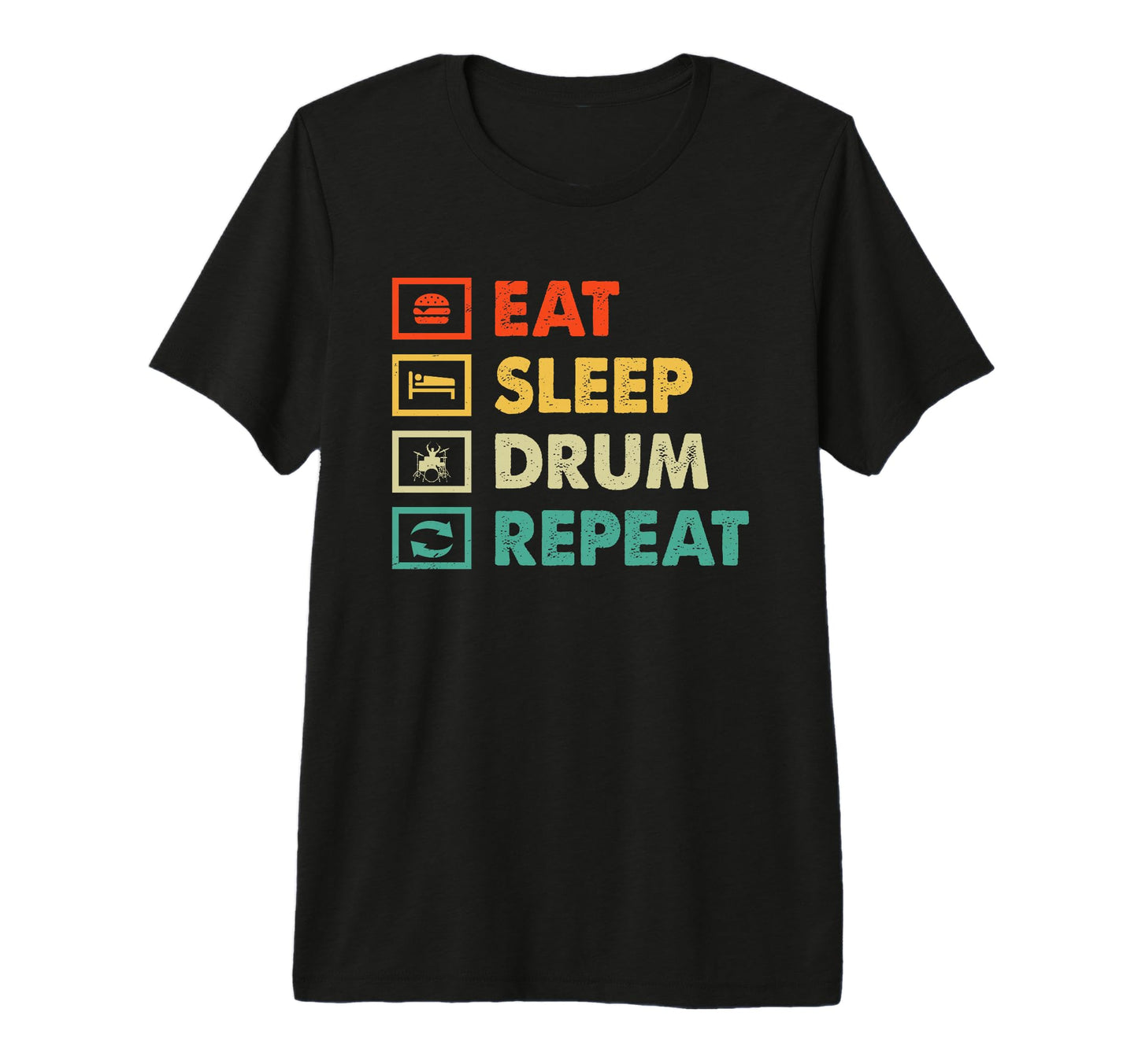 Drummer Musician Drum Player T-Shirt - Casual Everyday Wear Unisex - T-Shirt, Sweatshirt, Hoodie
