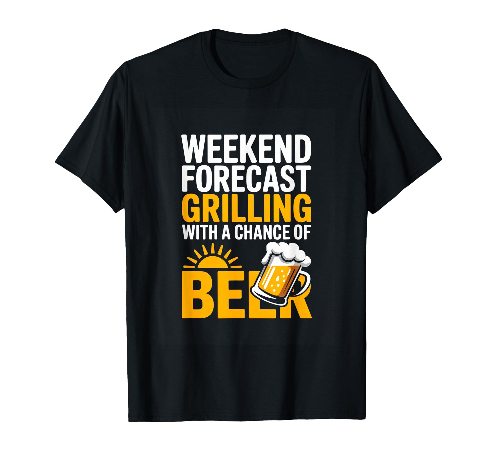 Weekend Forecast Grilling Chance T-Shirt - Aesthetic Graphic for Adults - T-Shirt, Sweatshirt, Hoodie