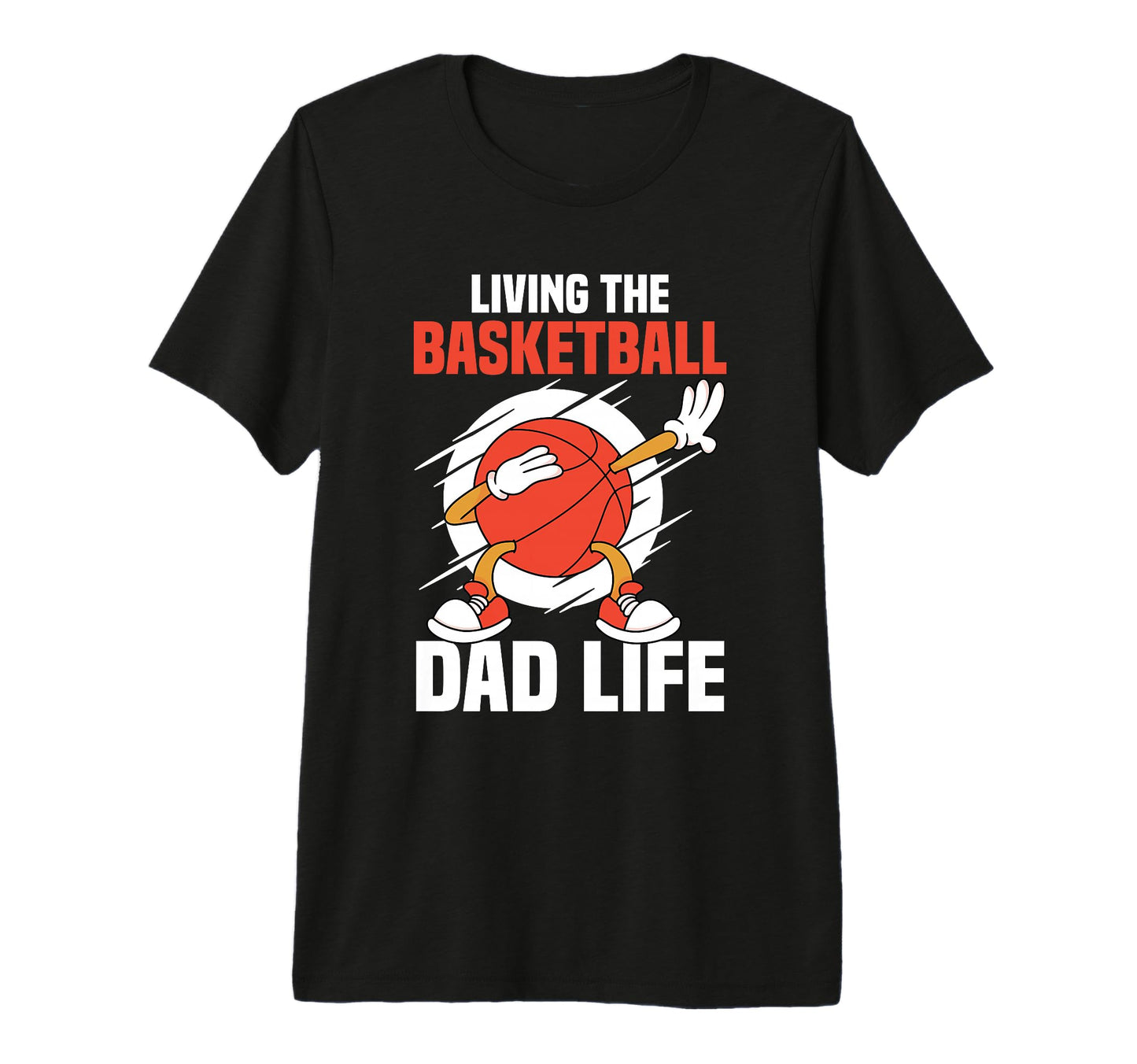 Fathers Day Basketball Dad Game T-Shirt - Fun Novelty Design for Adults - T-Shirt, Sweatshirt, Hoodie