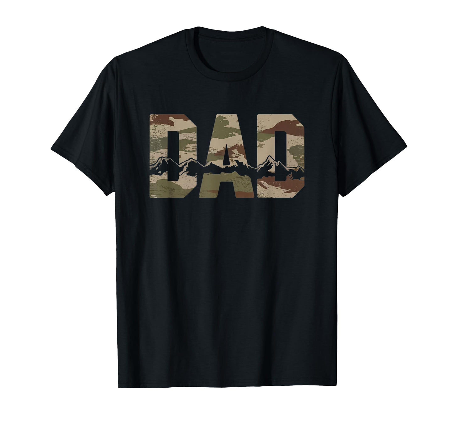 Camo Dad Compass Fathers Who Love Hunting T-Shirt - Unique Graphic Unisex - T-Shirt, Sweatshirt, Hoodie