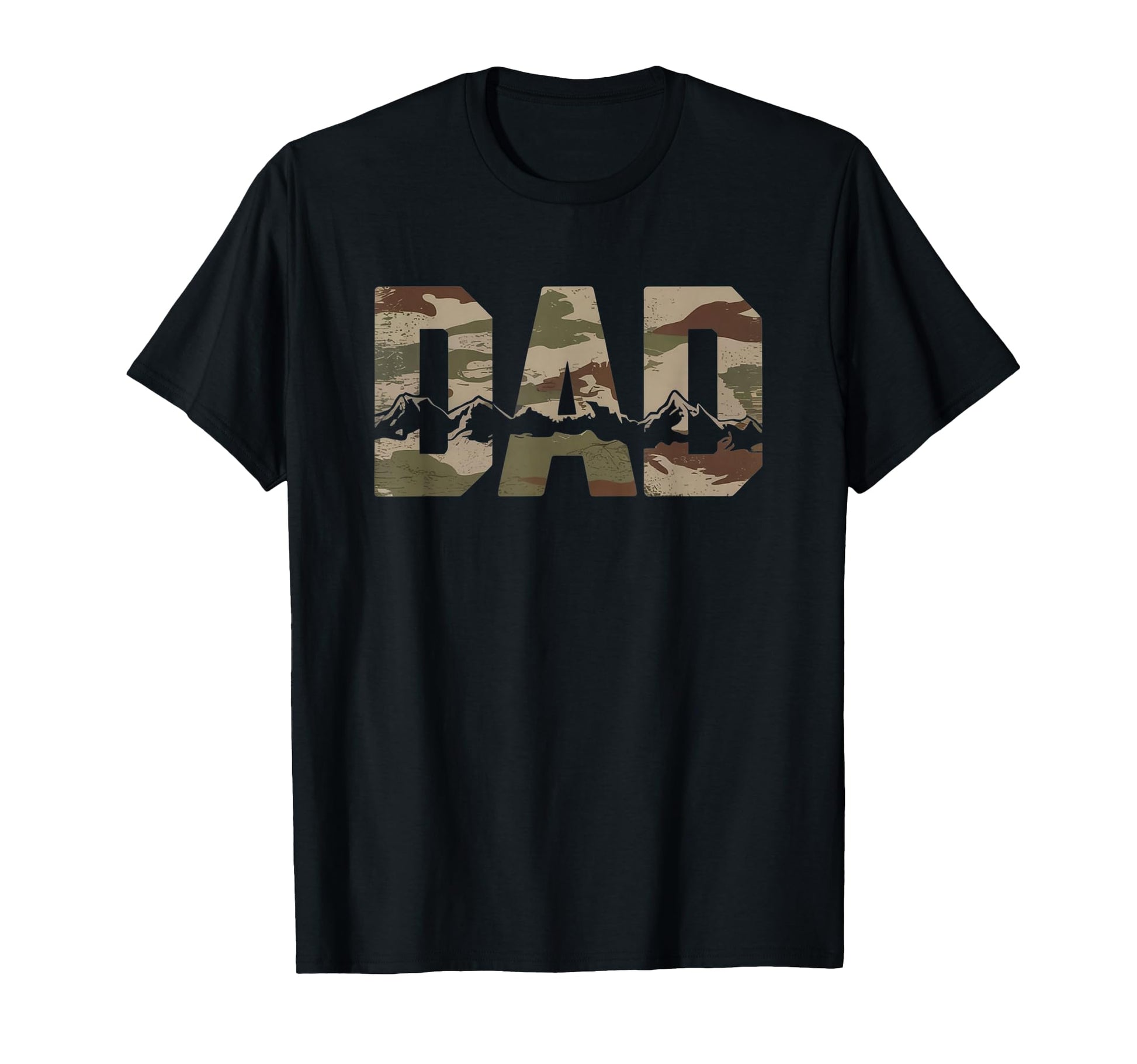 Camo Dad Compass Fathers Who Love Hunting T-Shirt - Unique Graphic Unisex - T-Shirt, Sweatshirt, Hoodie
