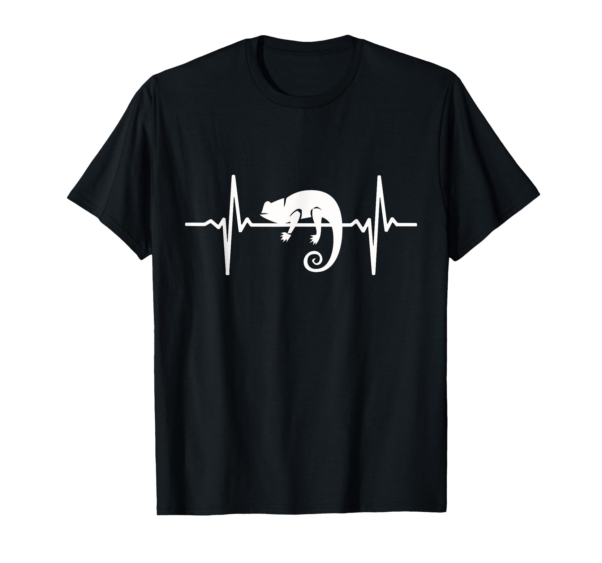 Chameleon Heartbeat Funny Pulse Chameleon T-Shirt - Trendy Graphic Unisex - T-Shirt, Sweatshirt, Hoodie