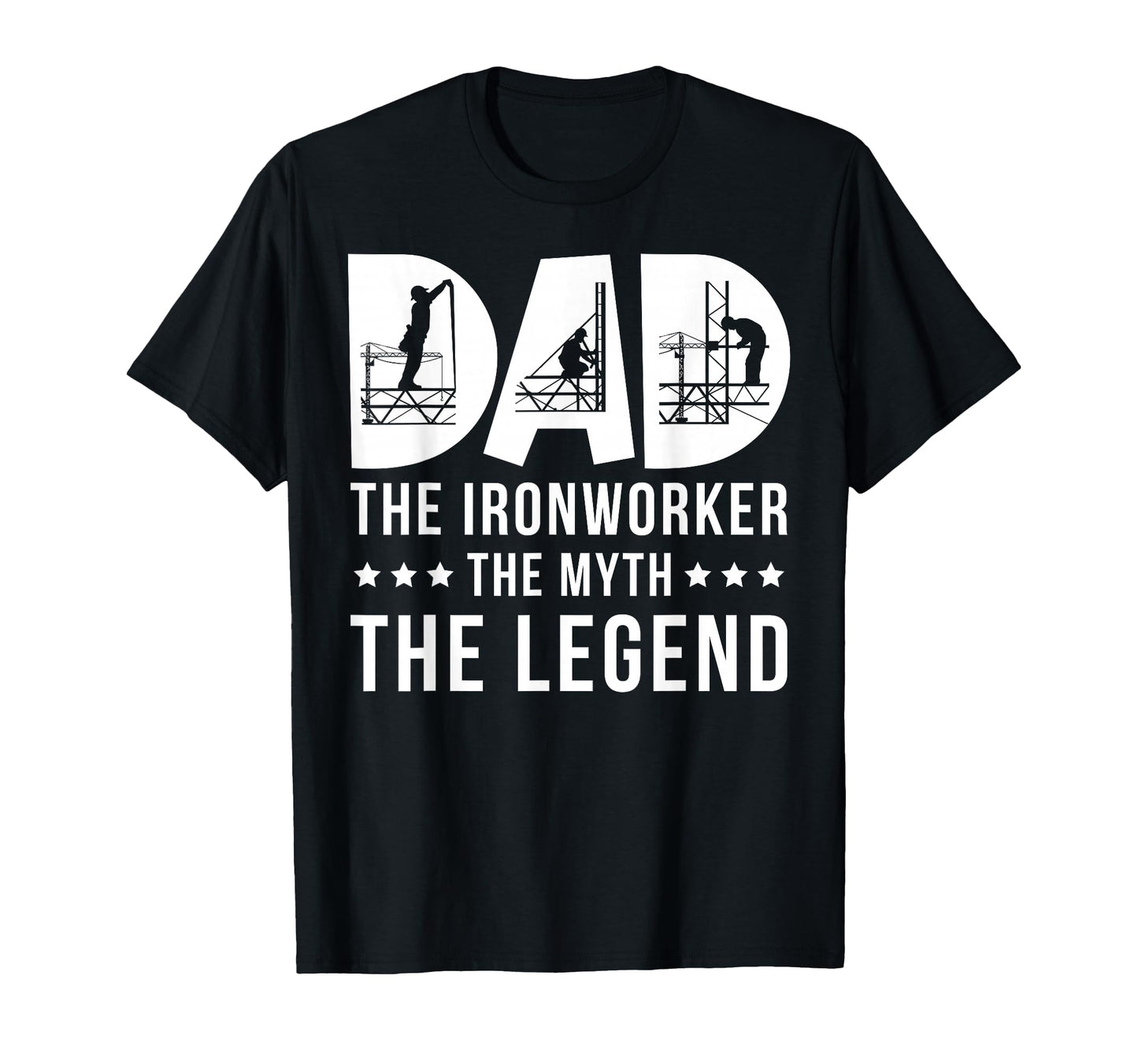 Dad Ironworker Myth Legend T-Shirt - Aesthetic Graphic for Adults - T-Shirt, Sweatshirt, Hoodie