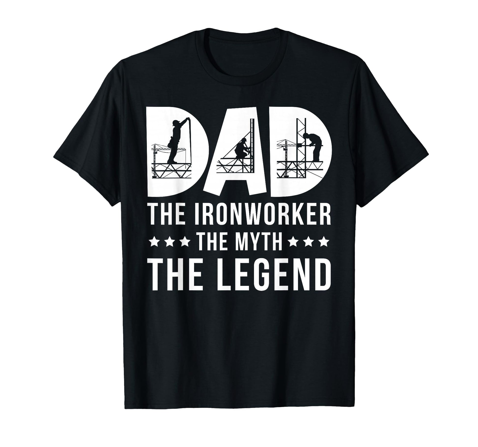 Dad Ironworker Myth Legend T-Shirt - Aesthetic Graphic for Adults - T-Shirt, Sweatshirt, Hoodie