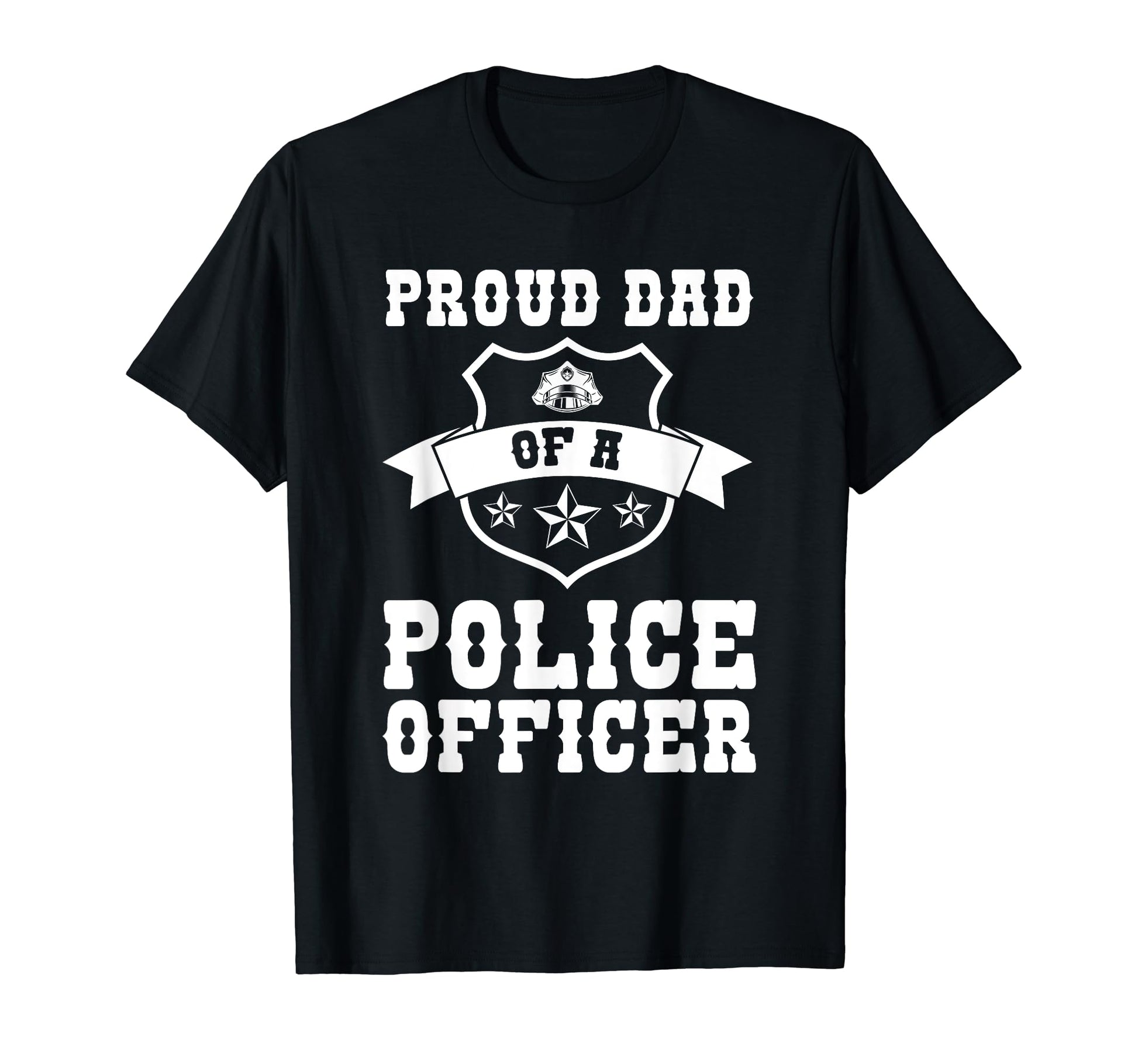 Proud Dad Police Officer Police T-Shirt - Custom Art Print for Adults - T-Shirt, Sweatshirt, Hoodie