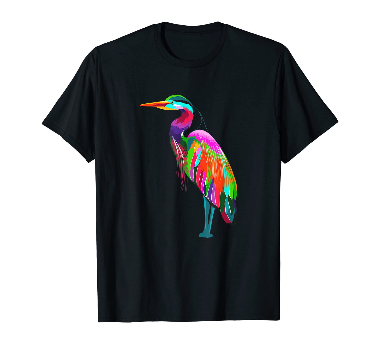Funny Colorful Egyptian Heron Bids Lovers T-Shirt - Trendy Graphic Unisex - T-Shirt, Sweatshirt, Hoodie