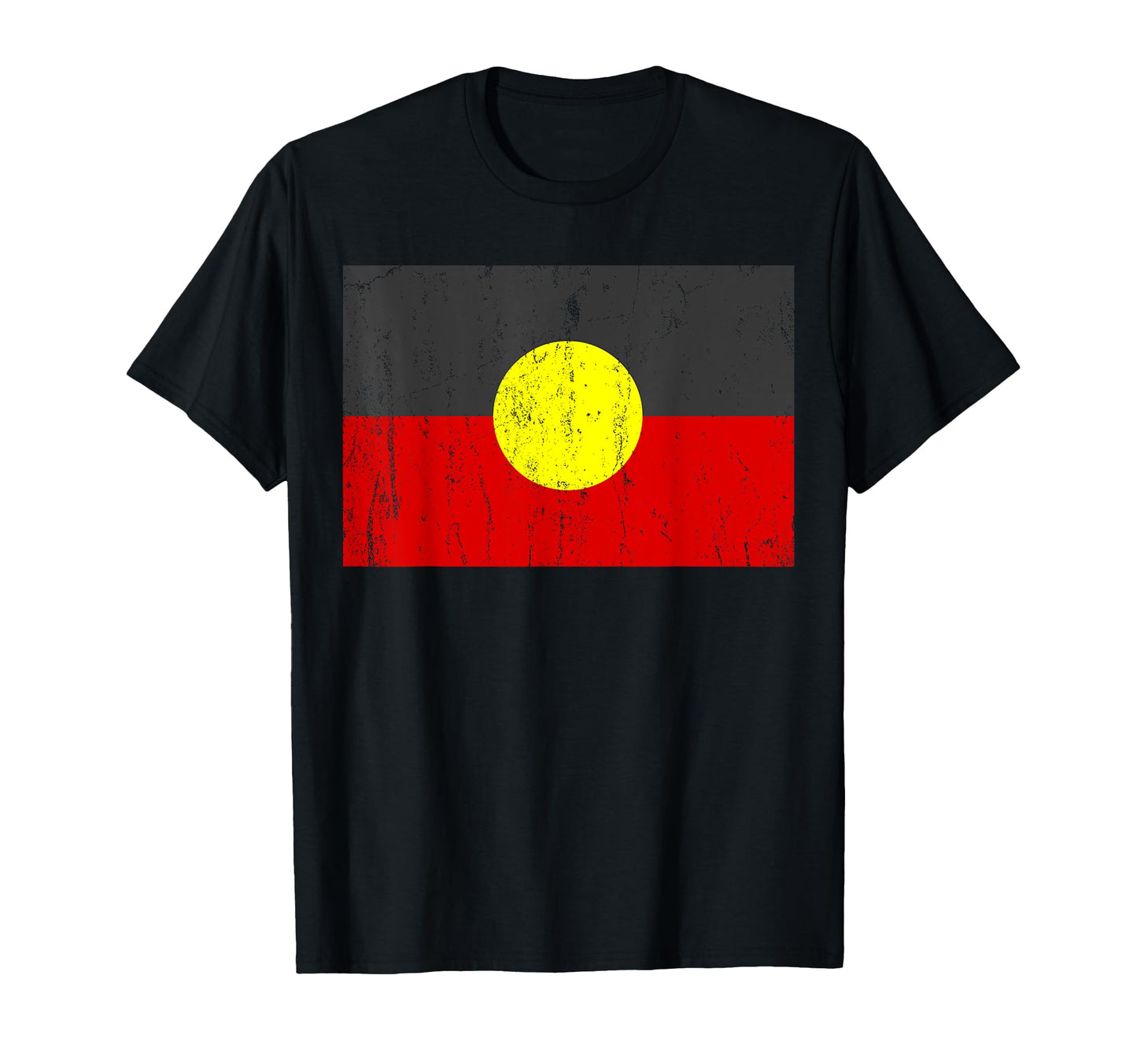 Proud Aboriginal Indigenous Black Red T-Shirt - Novelty Apparel Men Women - T-Shirt, Sweatshirt, Hoodie
