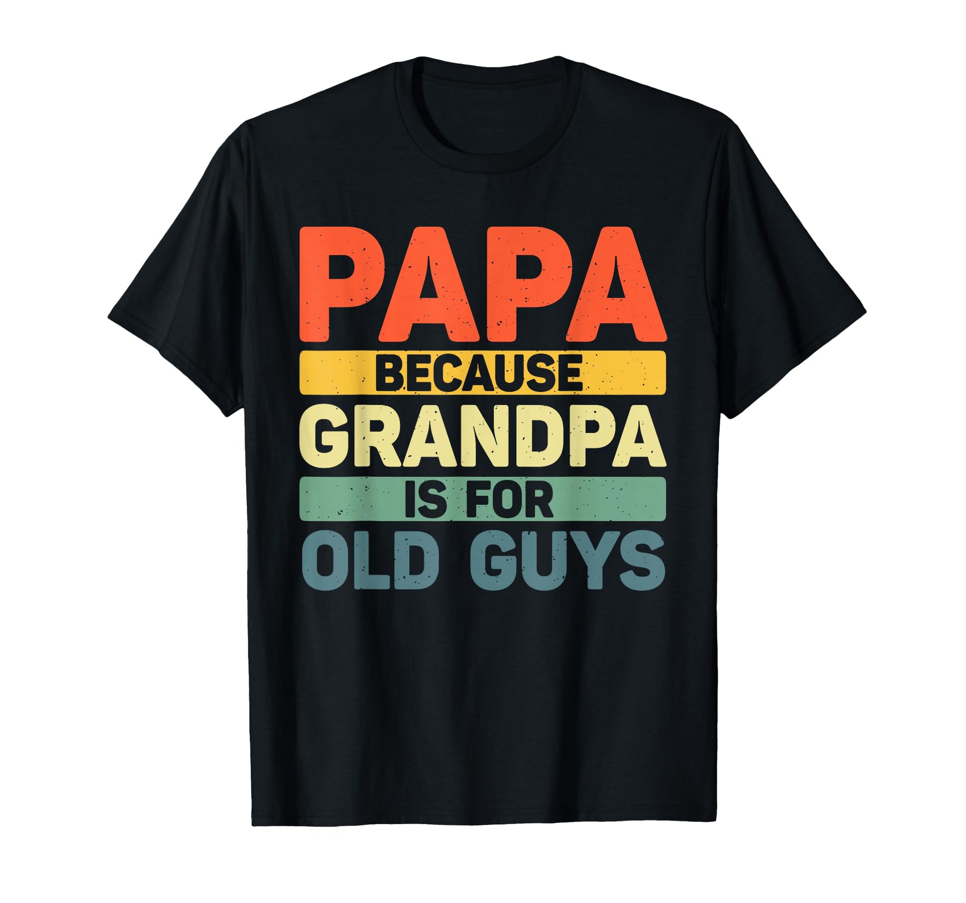 Papa Art Grandpa From Grandkids T-Shirt - Minimalist Print Men Women - T-Shirt, Sweatshirt, Hoodie