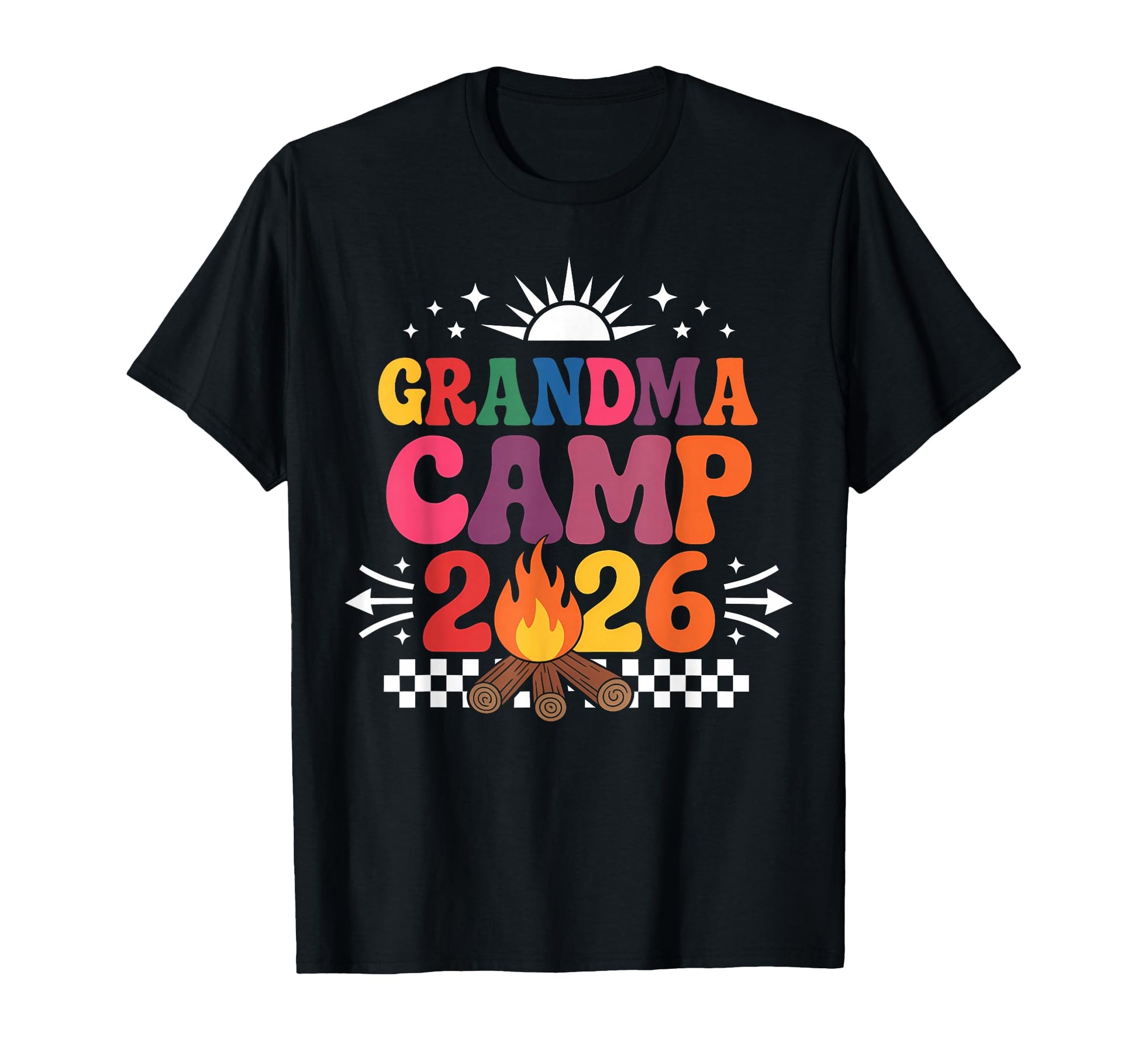 Grandma Camp 2026 Family T-Shirt - Casual Everyday Wear for Adults - T-Shirt, Sweatshirt, Hoodie