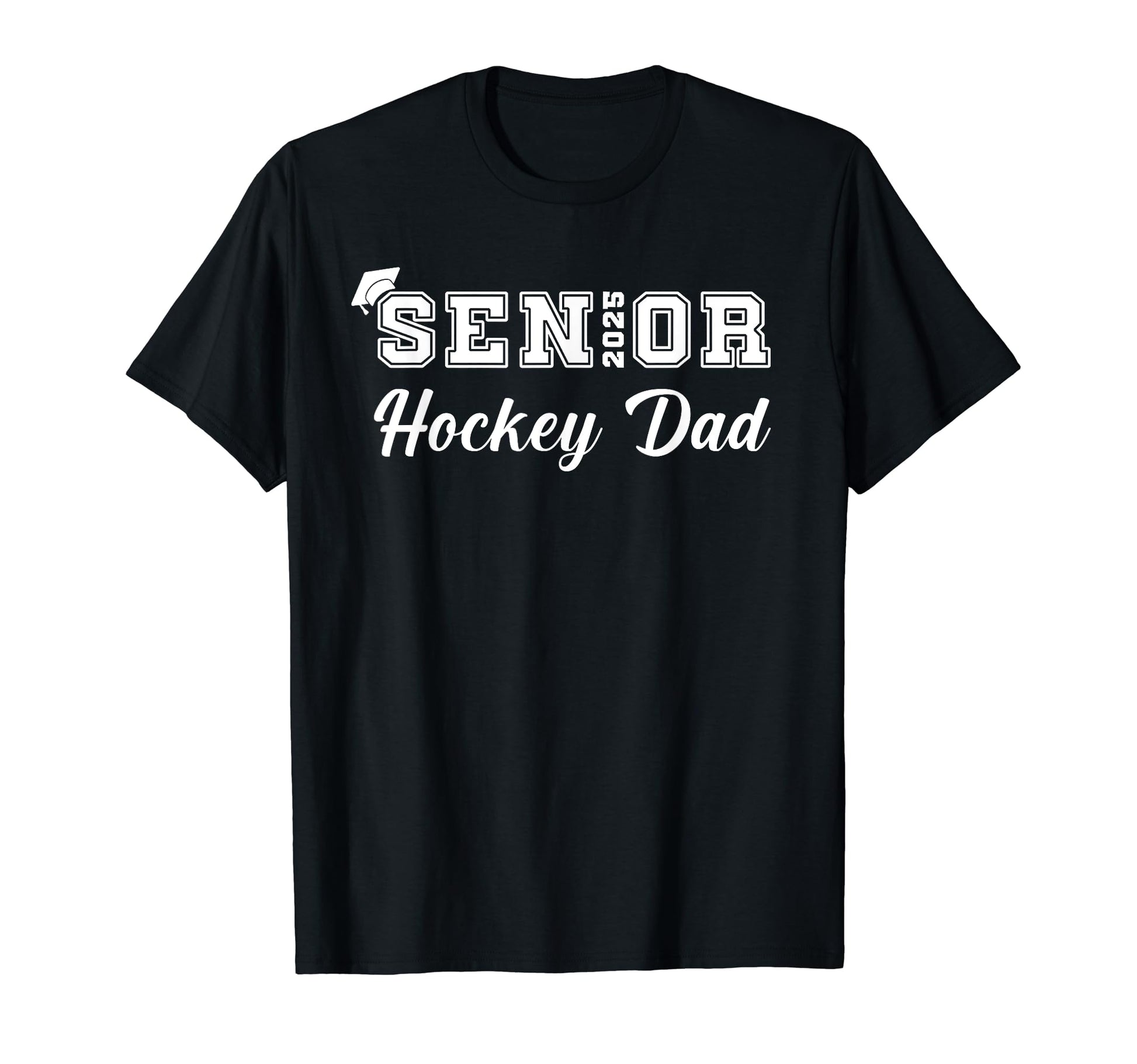 Senior Hockey Dad Class 2025 Graduation T-Shirt - Unique Graphic Unisex - T-Shirt, Sweatshirt, Hoodie