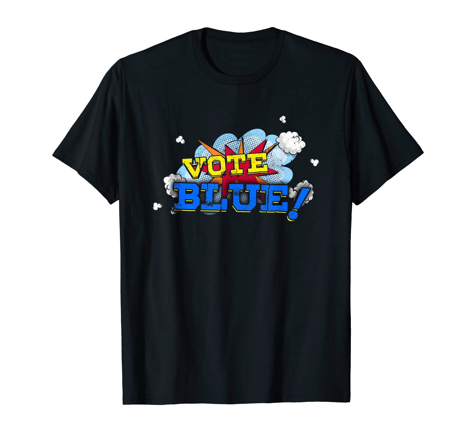Politics Pop Art Vote Blue States T-Shirt - Graphic Print Unisex - T-Shirt, Sweatshirt, Hoodie