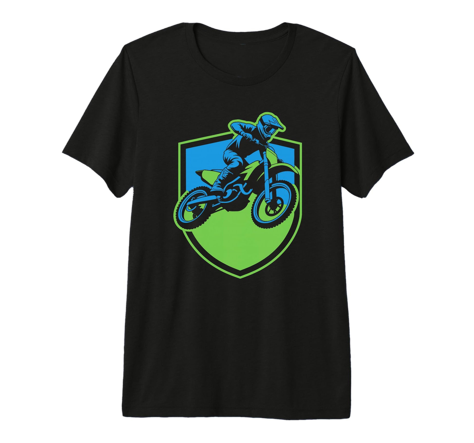 Dirt Bike Braap Sounds Excite T-Shirt - Custom Art Print Men Women - T-Shirt, Sweatshirt, Hoodie
