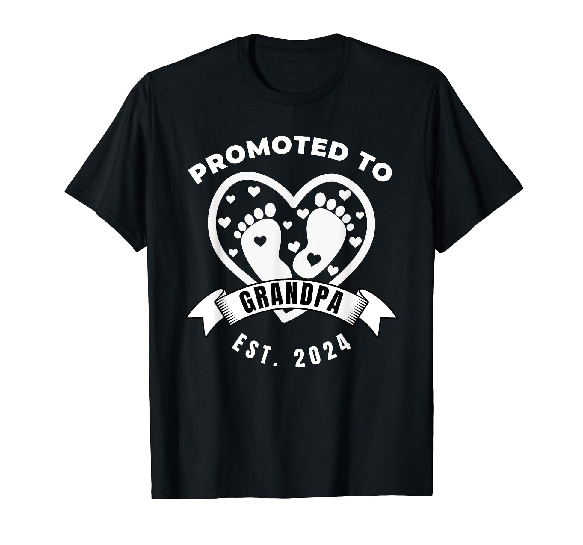 Promoted To Grandpa Established 2024 T-Shirt - Streetwear Style Unisex - T-Shirt, Sweatshirt, Hoodie
