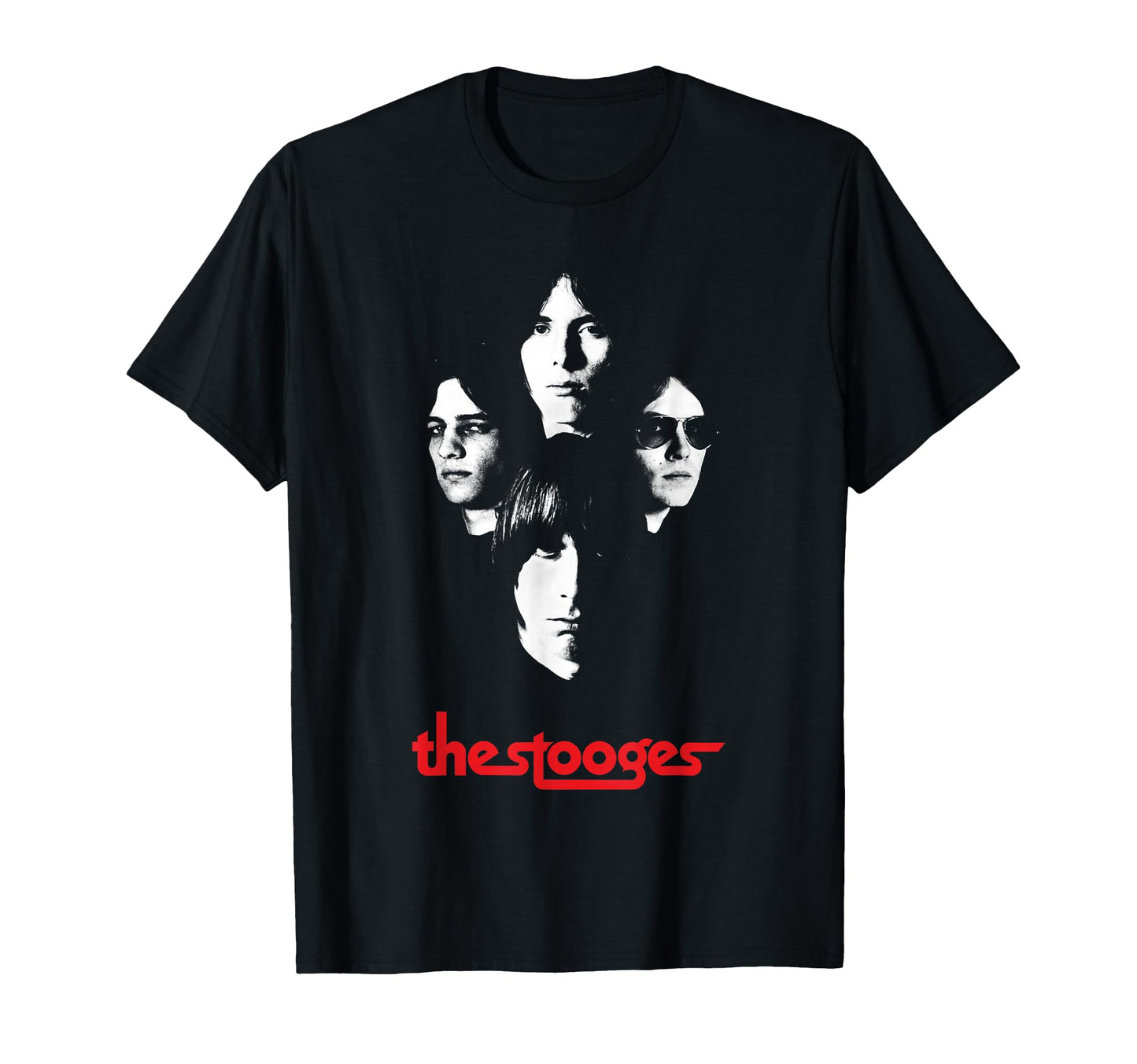 Iggy And Stooges 4 Faces Officially T-Shirt - Minimalist Print Men Women - T-Shirt, Sweatshirt, Hoodie