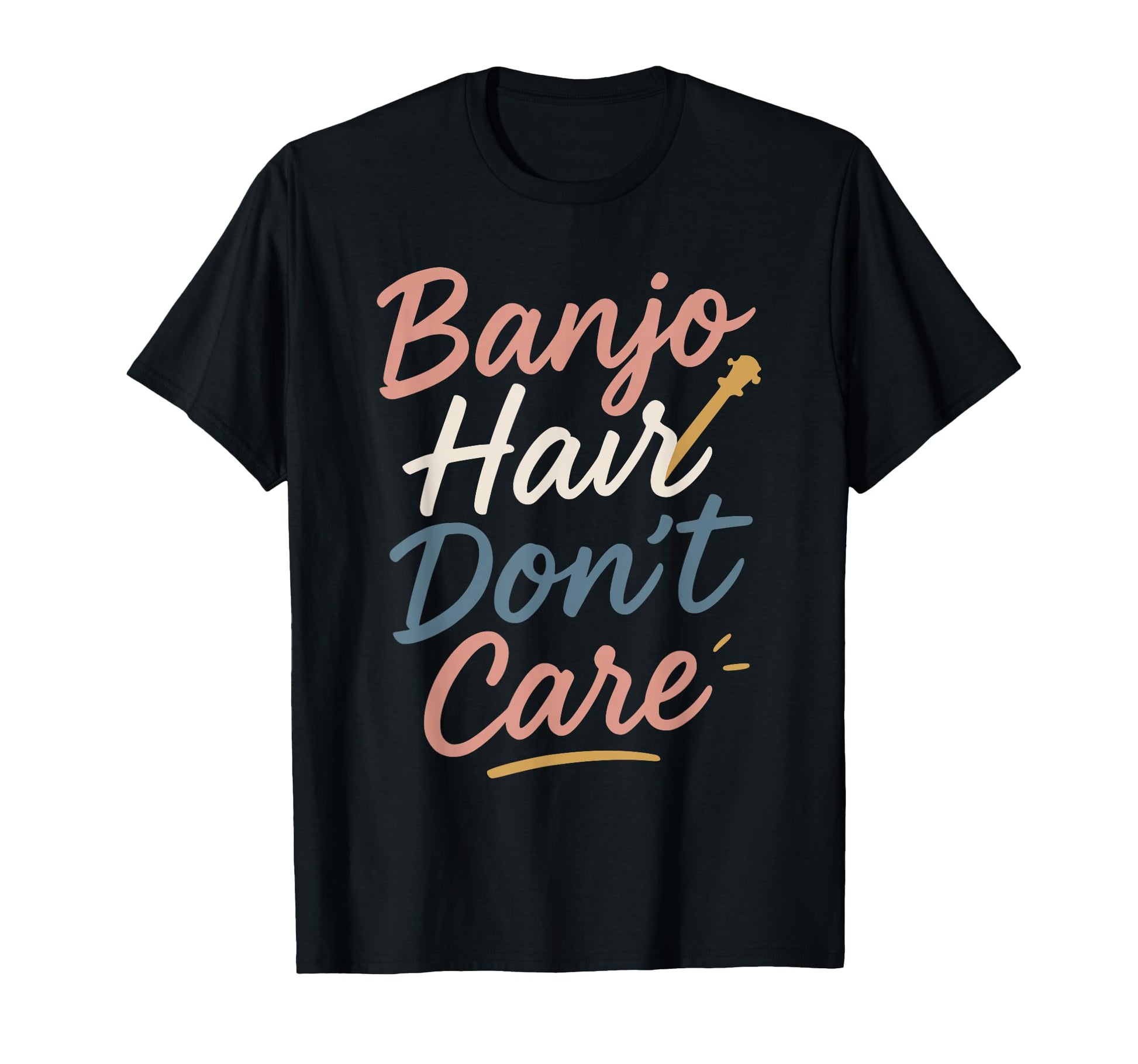 Banjo Player Bluegrass Crew Pluck T-Shirt - Casual Everyday Wear Men Women - T-Shirt, Sweatshirt, Hoodie