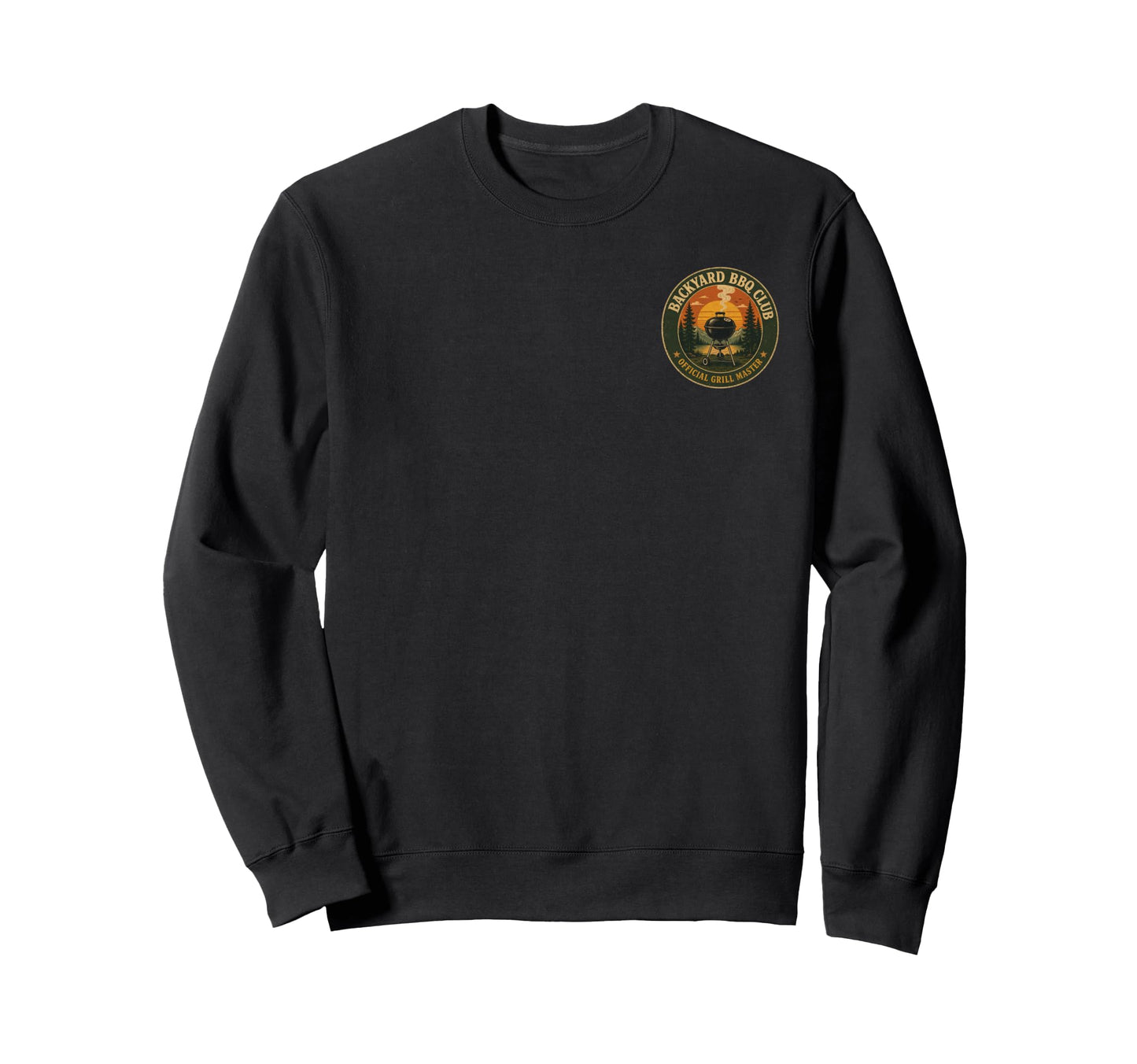 Backyard Bbq Club Grill Master Sweatshirt - Custom Art Print Unisex - T-Shirt, Sweatshirt, Hoodie