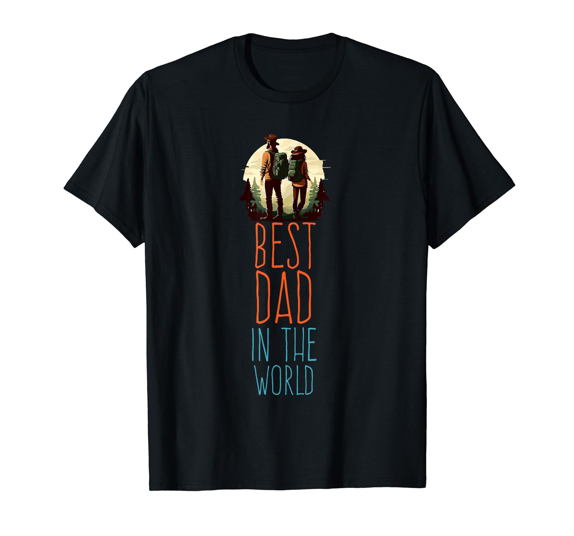 Adventurous Dad Hiking T-Shirt - Casual Everyday Wear Men Women - T-Shirt, Sweatshirt, Hoodie