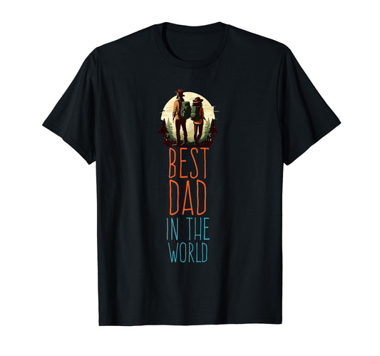 Adventurous Dad Hiking T-Shirt - Casual Everyday Wear Men Women - T-Shirt, Sweatshirt, Hoodie