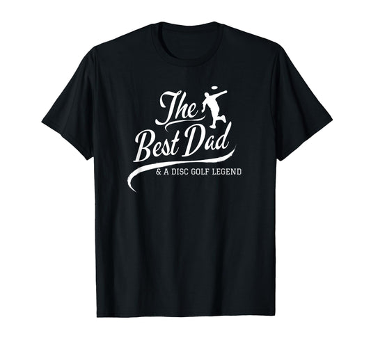 Best Dad And Disk Golf Legend Golfer T-Shirt - Aesthetic Graphic Men Women - T-Shirt, Sweatshirt, Hoodie