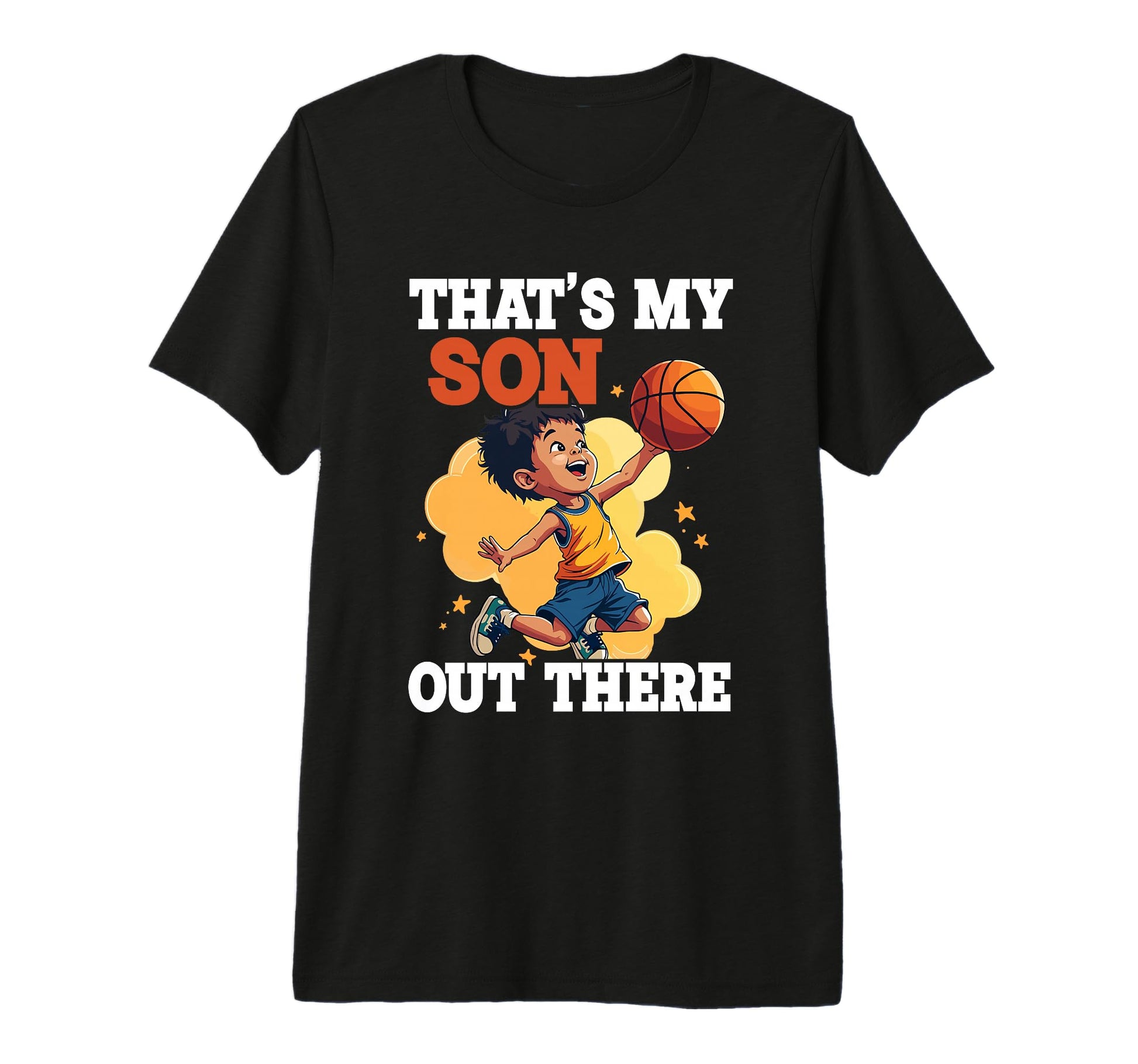 Fathers Day Basketball Dad Game Day Tri T-Shirt - Unique Graphic Men Women - T-Shirt, Sweatshirt, Hoodie