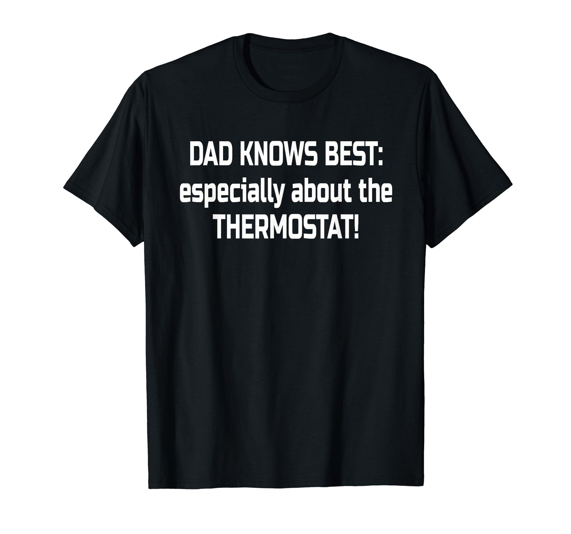 Dad Thermostat Police Temperature T-Shirt - Minimalist Print for Adults - T-Shirt, Sweatshirt, Hoodie
