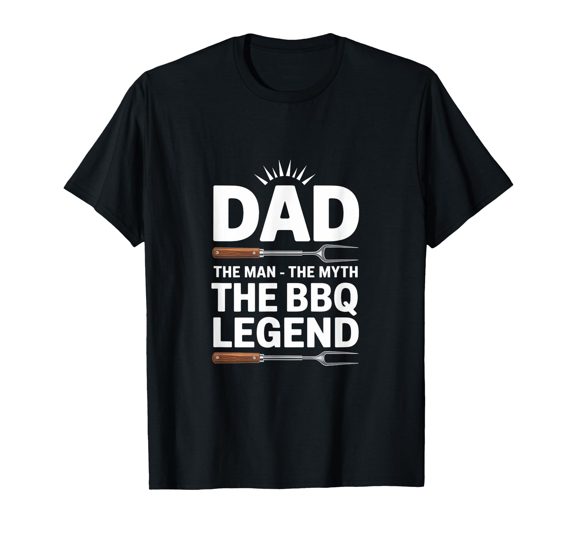 Dad Myth Bbq Legend Meat Smoker T-Shirt - Custom Art Print Unisex - T-Shirt, Sweatshirt, Hoodie