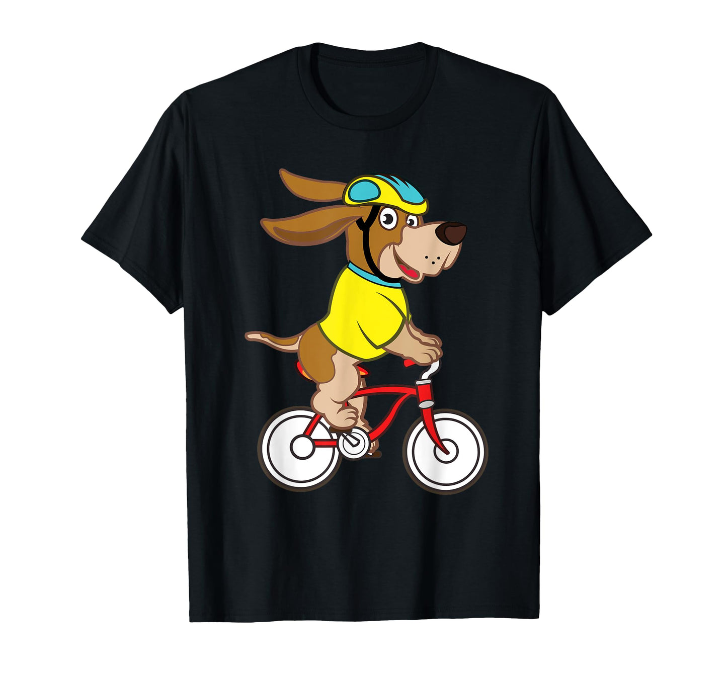 Funny Dog Riding Bike Dog Lovers Dog T-Shirt - Trendy Graphic Men Women - T-Shirt, Sweatshirt, Hoodie