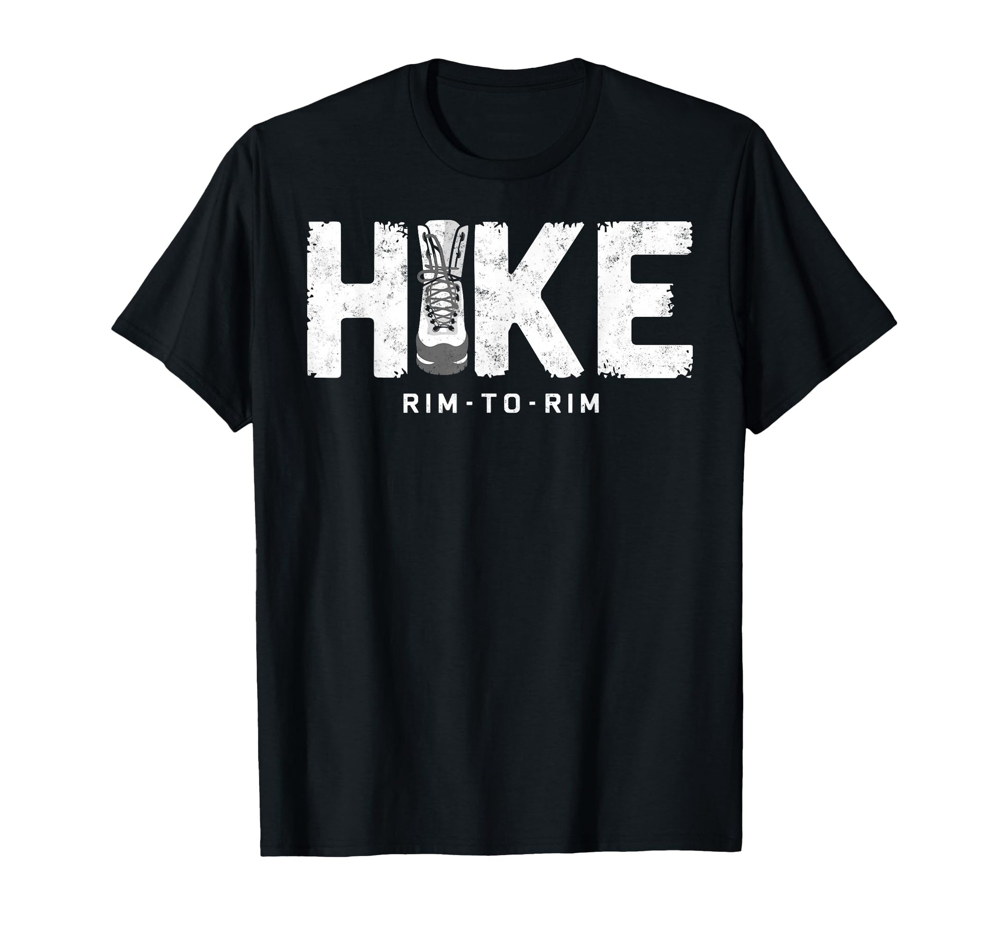 Hike South Rim To North Rim T-Shirt - Casual Everyday Wear Men Women - T-Shirt, Sweatshirt, Hoodie
