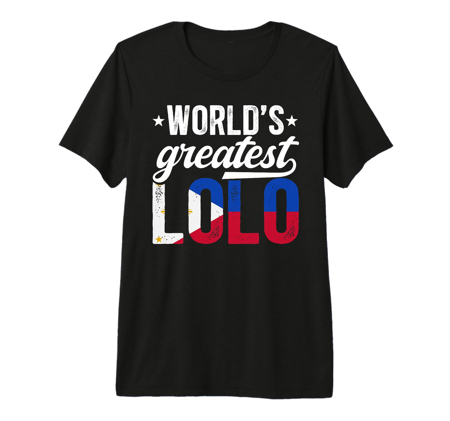 Mens Worlds Greatest Lolo Filipino T-Shirt - Custom Art Print Unisex - T-Shirt, Sweatshirt, Hoodie