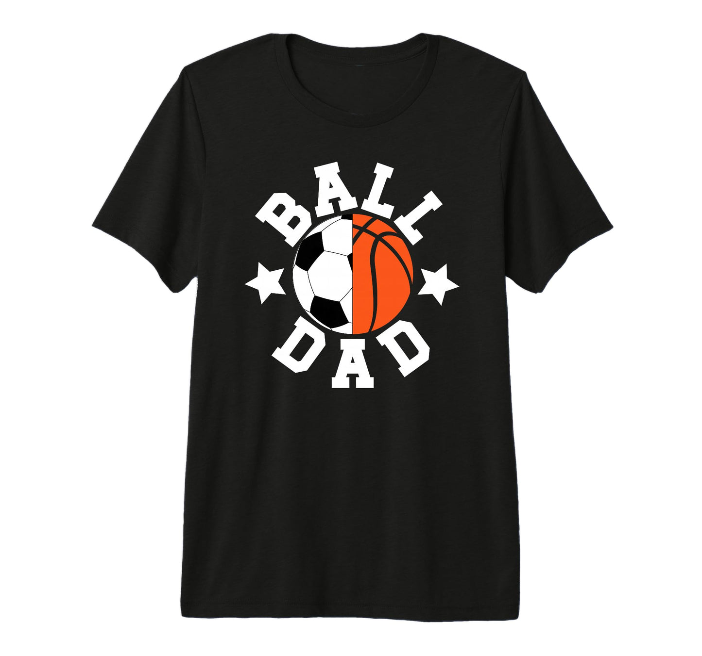 Mens Ball Dad Proud Soccer Basketball T-Shirt - Aesthetic Graphic Unisex - T-Shirt, Sweatshirt, Hoodie