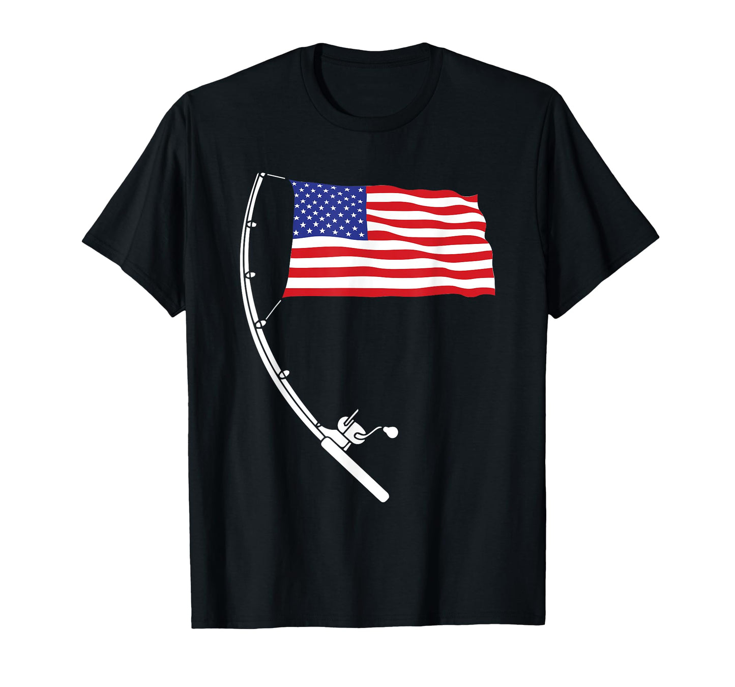 4Th July Fishing Patirotic Fisherman T-Shirt - Casual Everyday Wear Unisex - T-Shirt, Sweatshirt, Hoodie