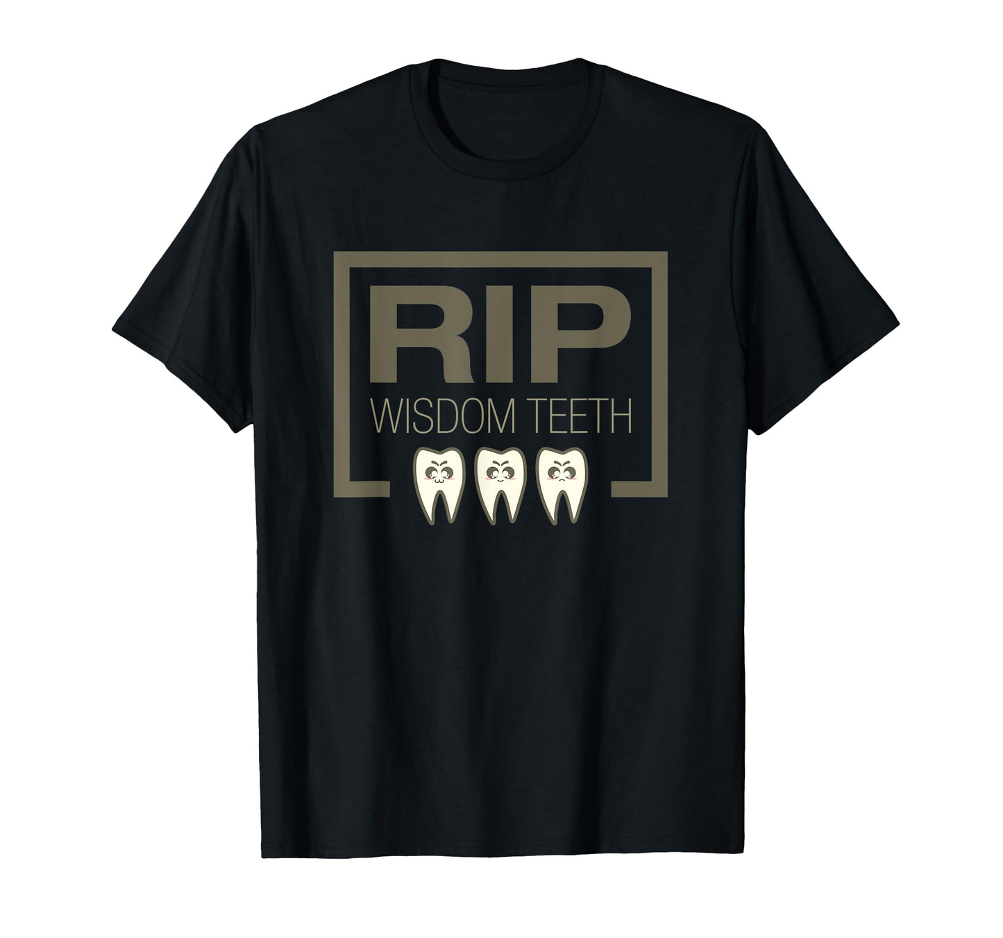 Rip Wisdom Teeth Funny Wisdom Teeth T-Shirt - Trendy Graphic for Adults - T-Shirt, Sweatshirt, Hoodie