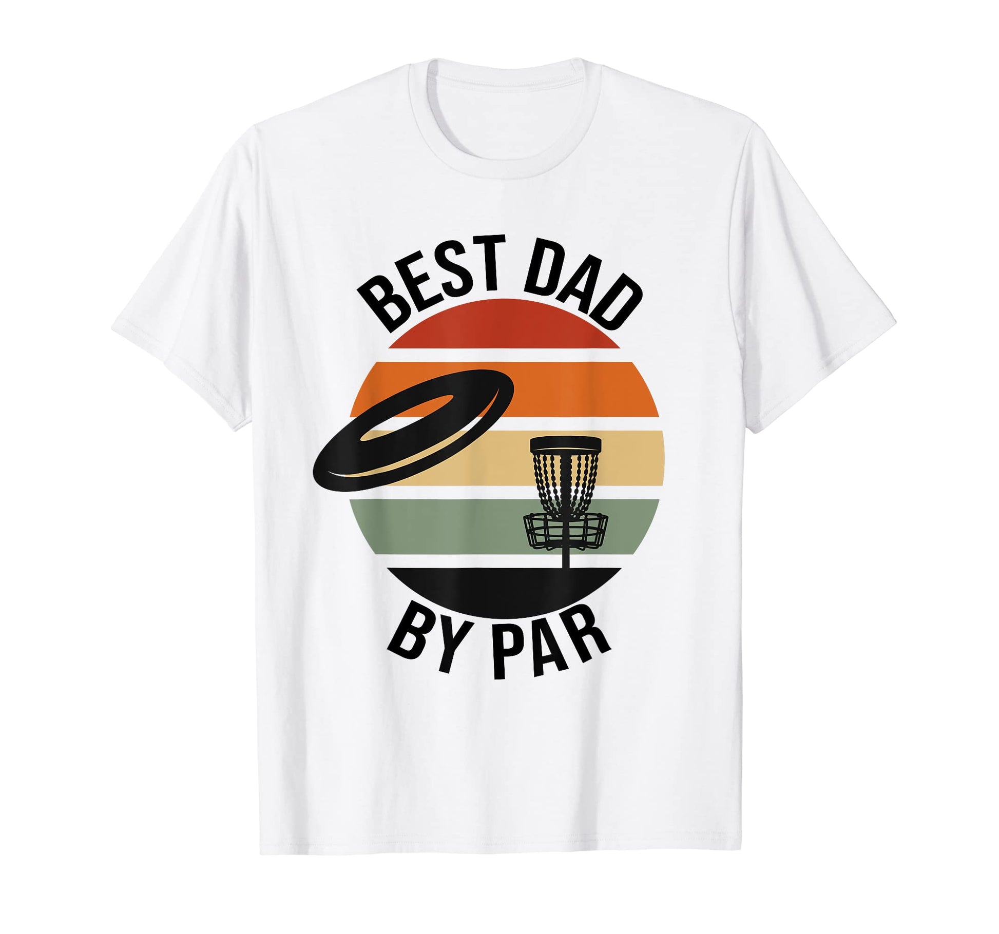Mens Best Dad Par Fathers Day Disc Golf T-Shirt - Trendy Graphic for Adults - T-Shirt, Sweatshirt, Hoodie