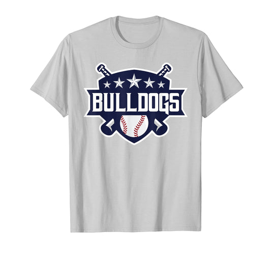 Bulldogs Blue Baseball Game Day T-Shirt - Casual Everyday Wear for Adults - T-Shirt, Sweatshirt, Hoodie